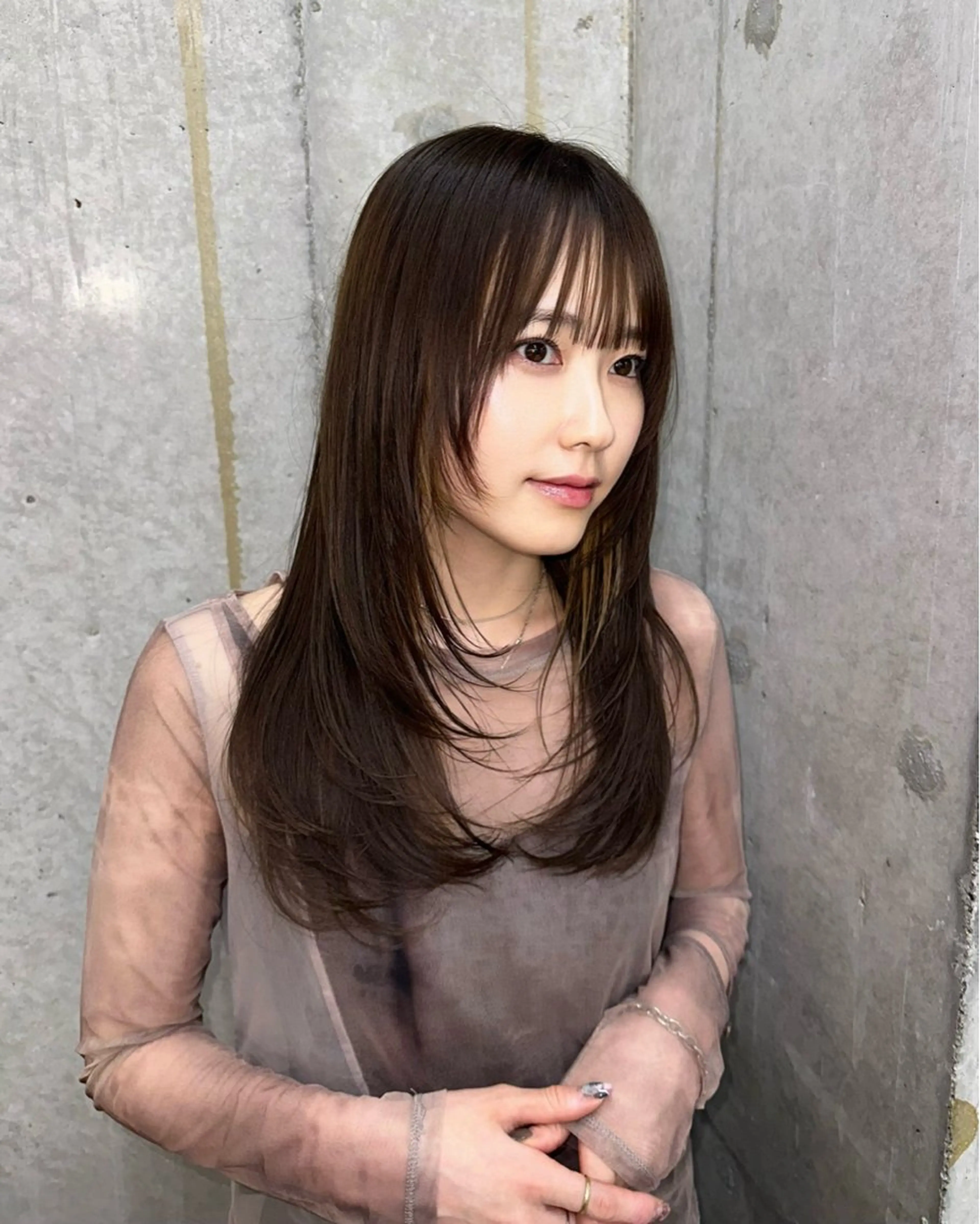 ロング 美髪縮毛矯正/ 髪質改善 RYOTAのヘアスタイル