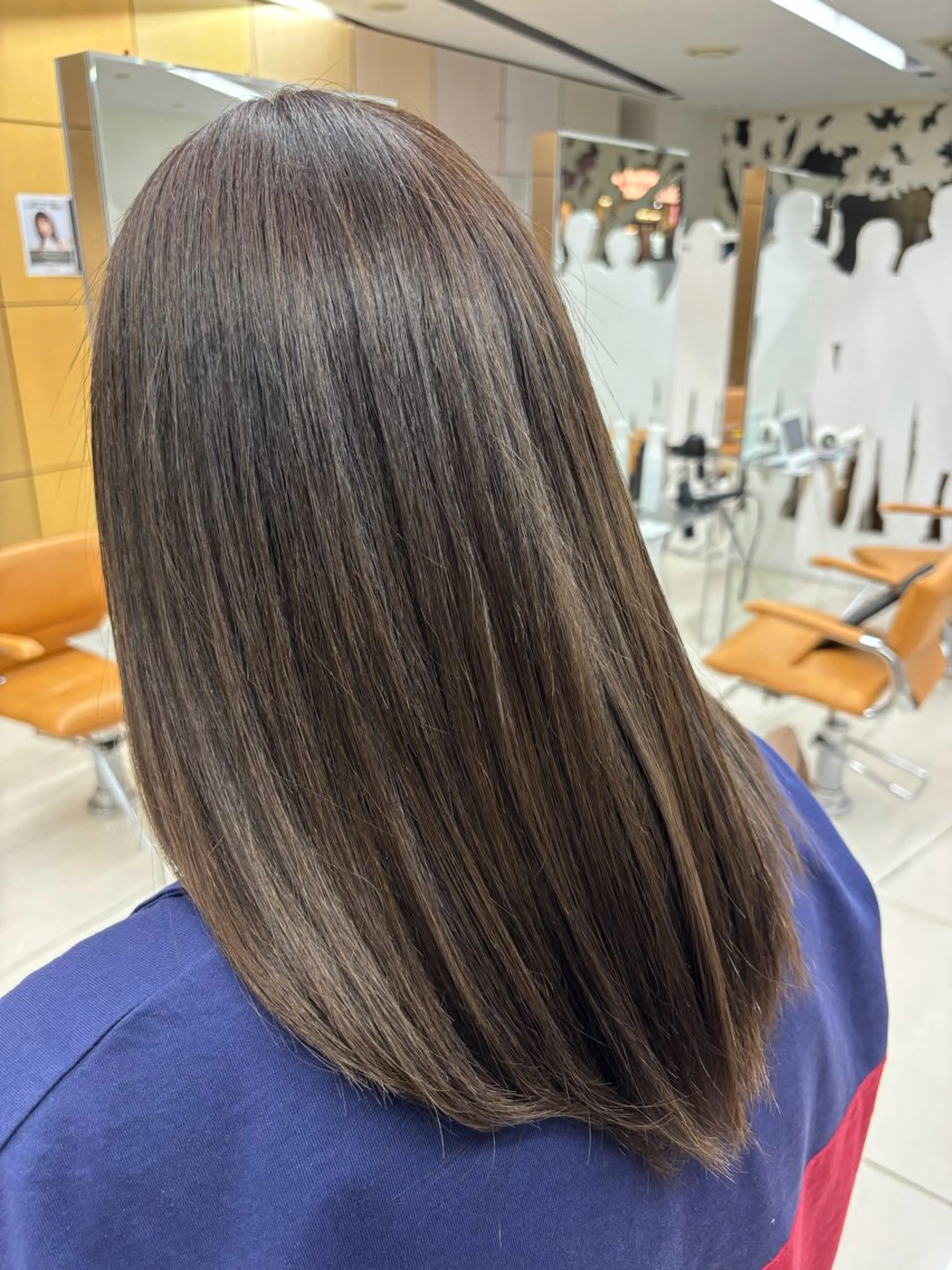 【19時以降限定✨️】透明感ワンカラー＋シルクトリートメントの写真