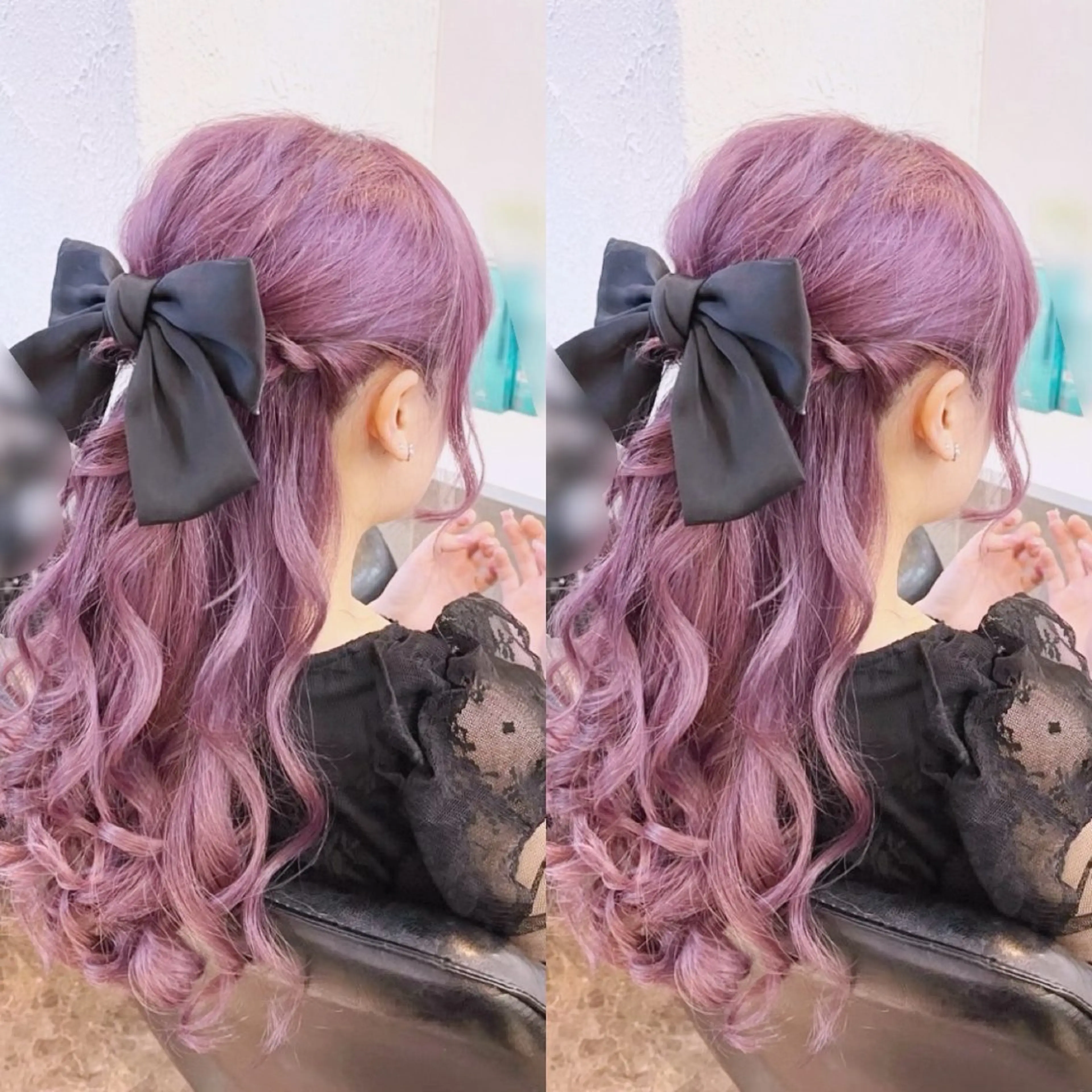 ロング エクステ 🍒しの🍒 カット/艶カラーのヘアスタイル