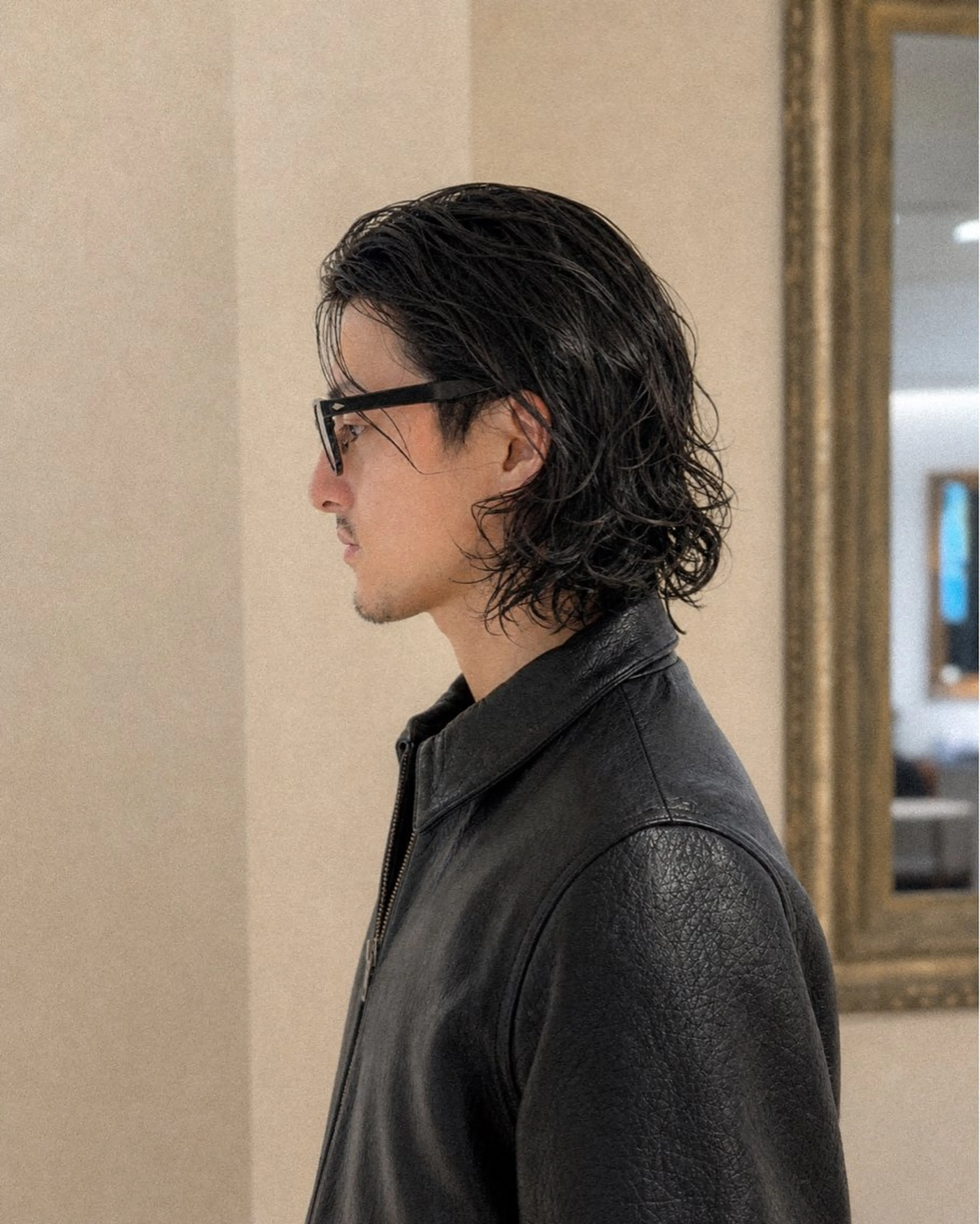 ミディアム パーマ メンズ 丸山飛鳥/メンズ パーマ特化/千歳烏山のヘアスタイル