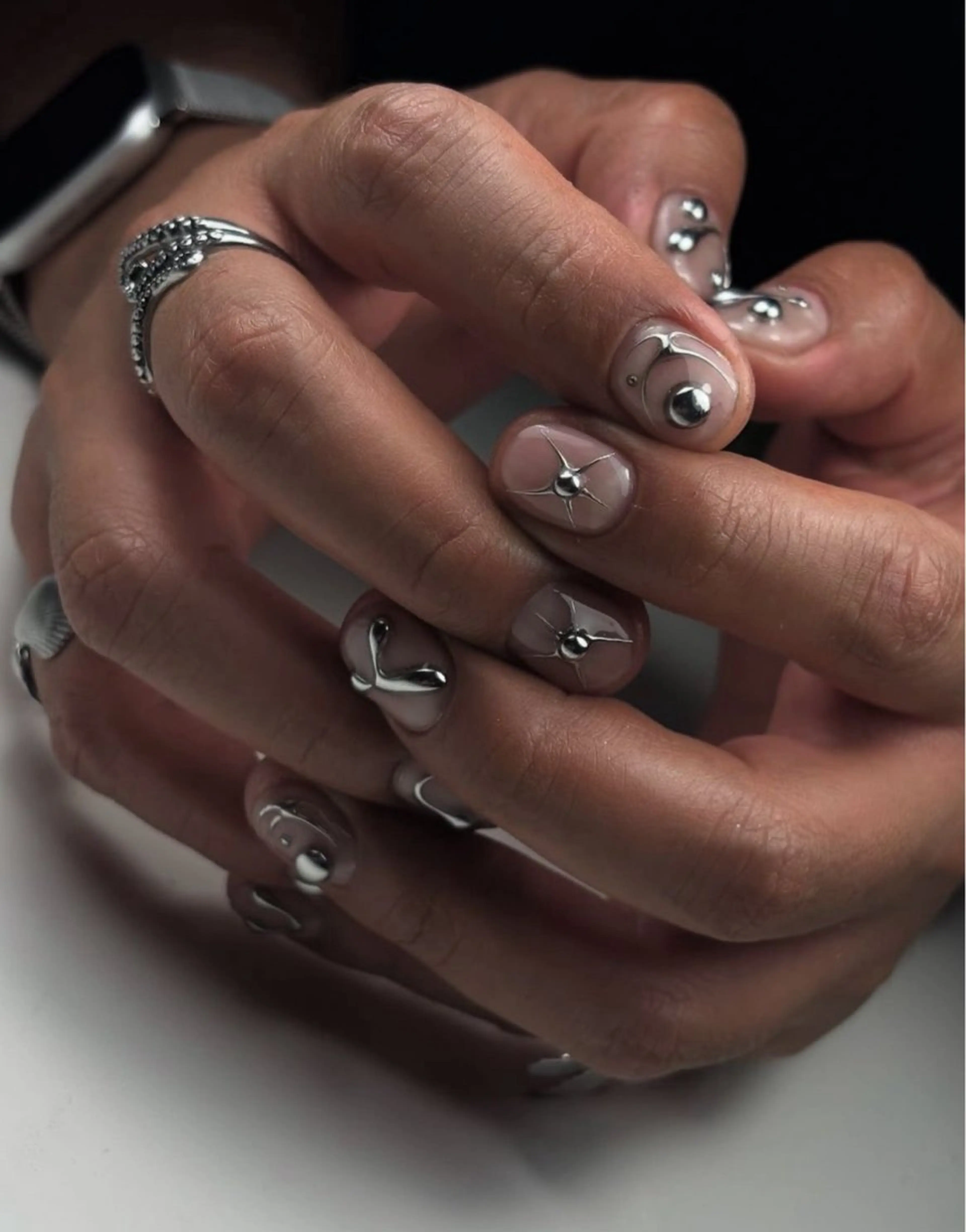 メンズネイル👦🏻💅（オフ長さ出し×）の写真