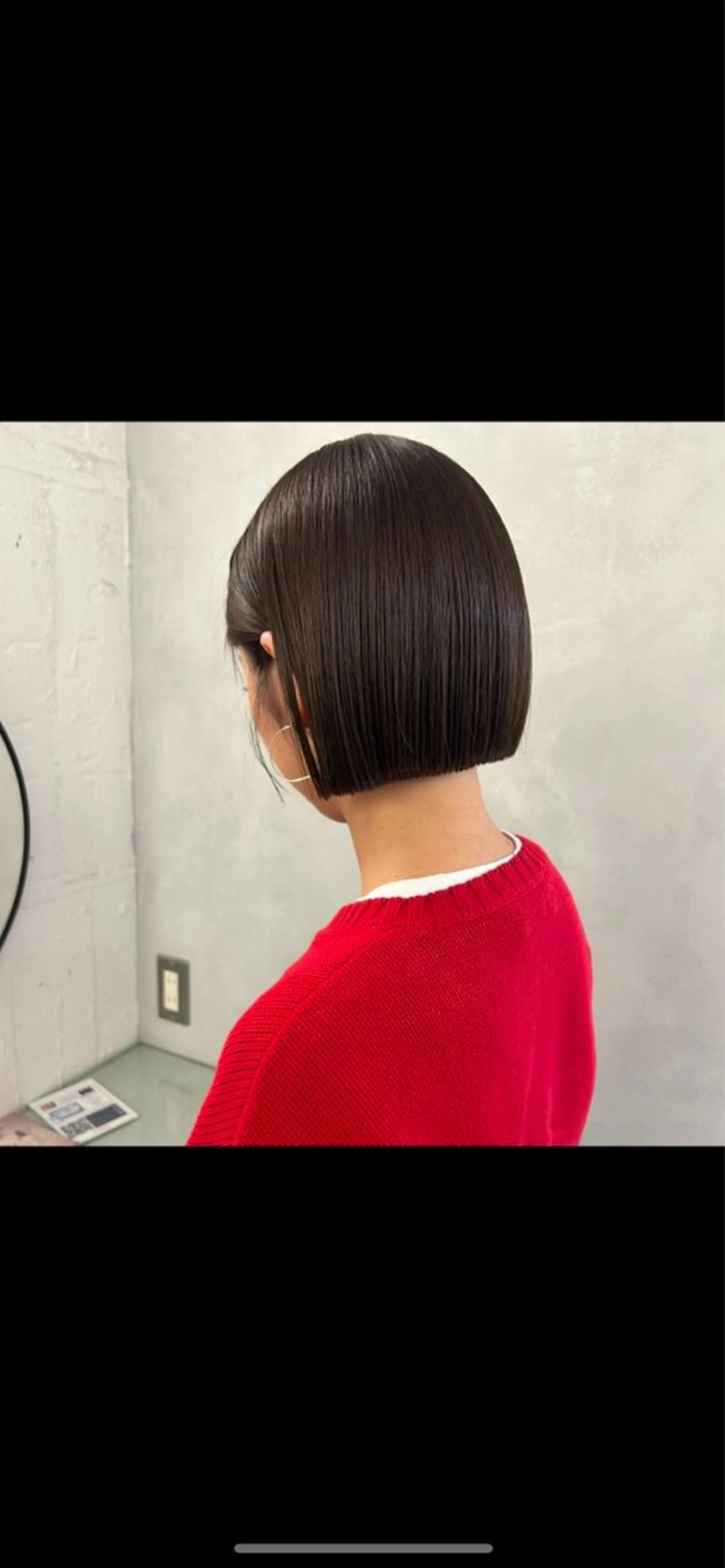 ショート カラー カット ヘアカラー トリートメント 切りっぱなしBOB 職人💜Anzuのヘアスタイル