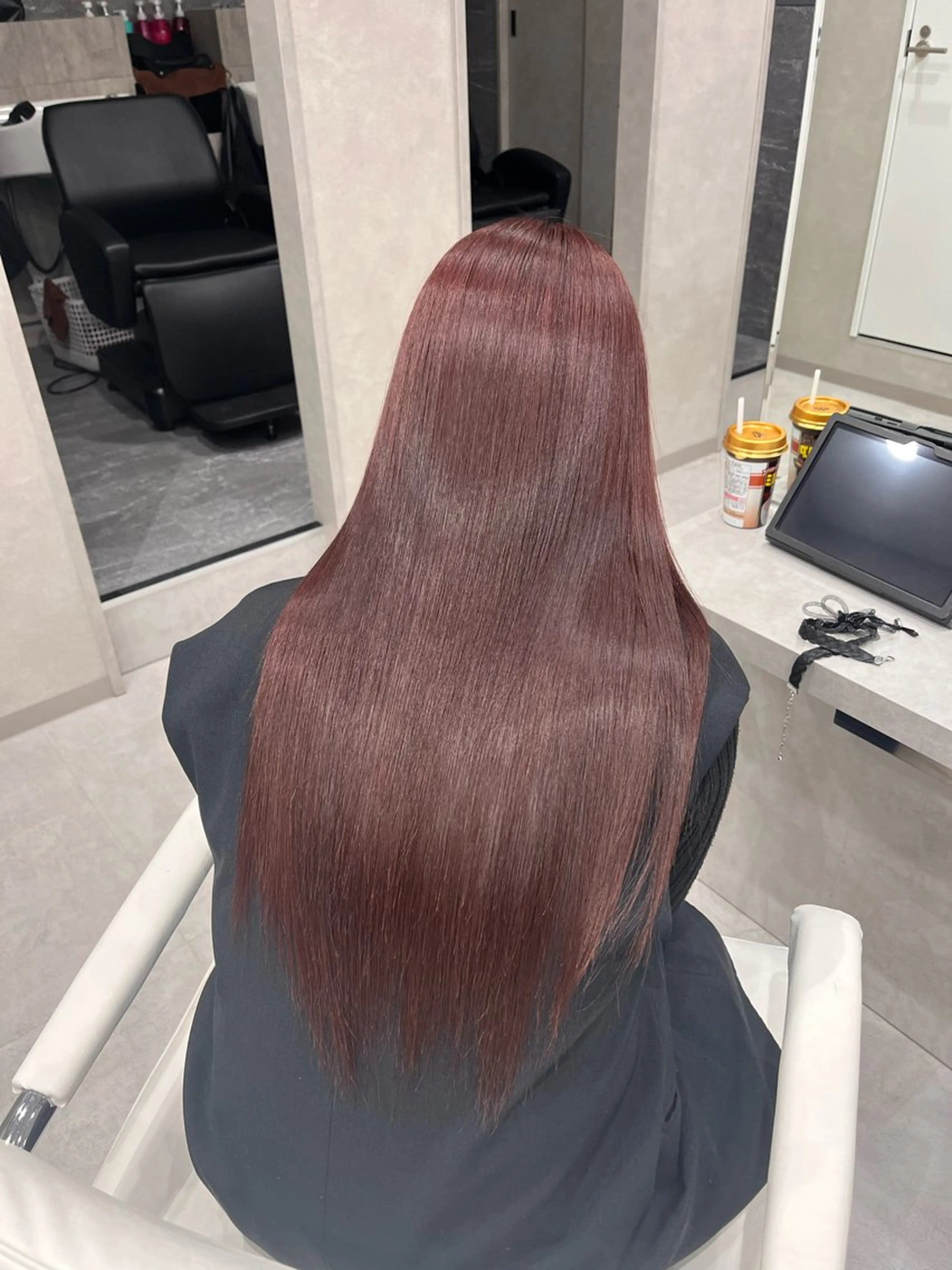 ロング カット ヘアカラー トリートメント 🇰🇷韓国ヘア 🇰🇷SAKURAのヘアスタイル