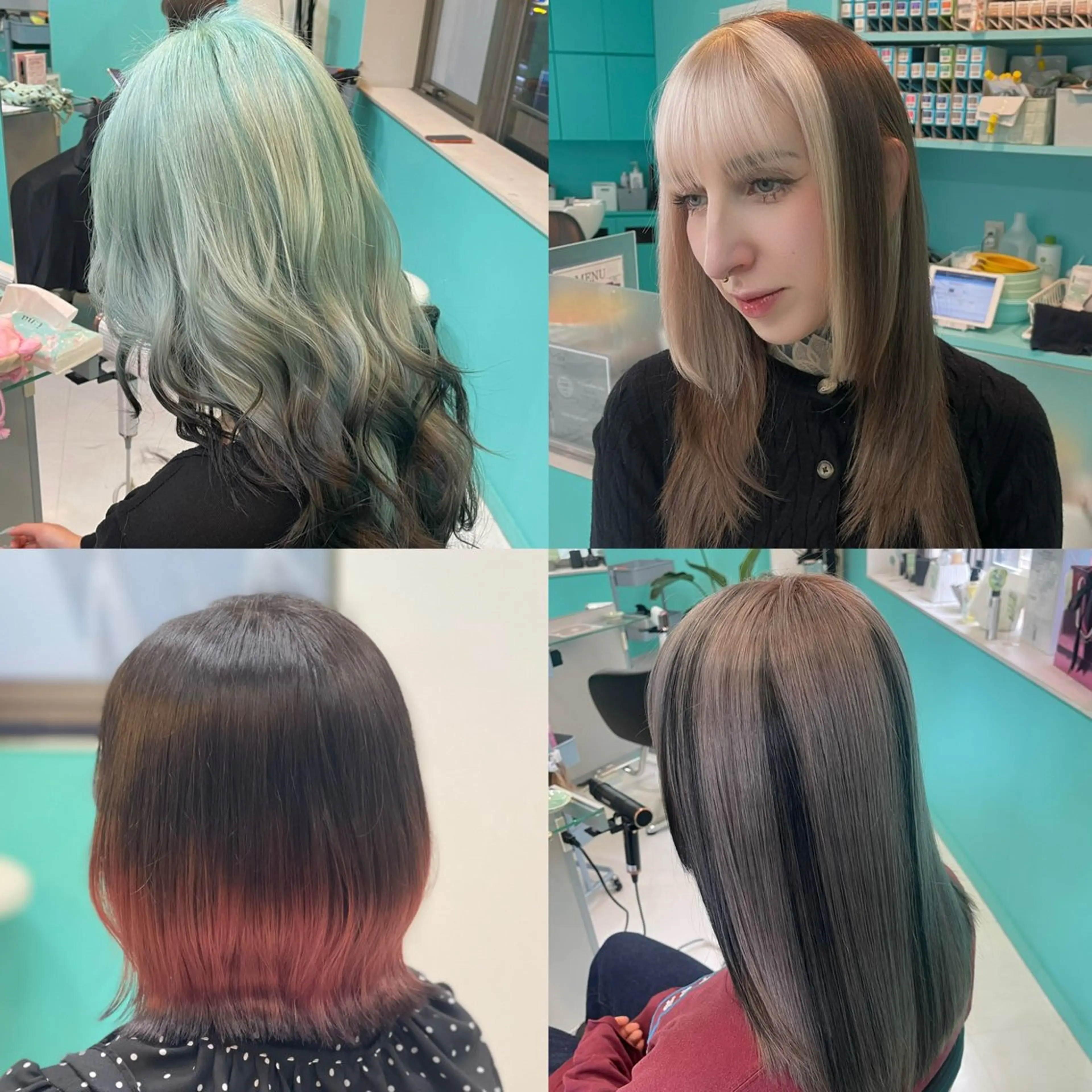 カラー ヘアカラー mana/ブリーチ/ ヘアセット/メンズのヘアスタイル