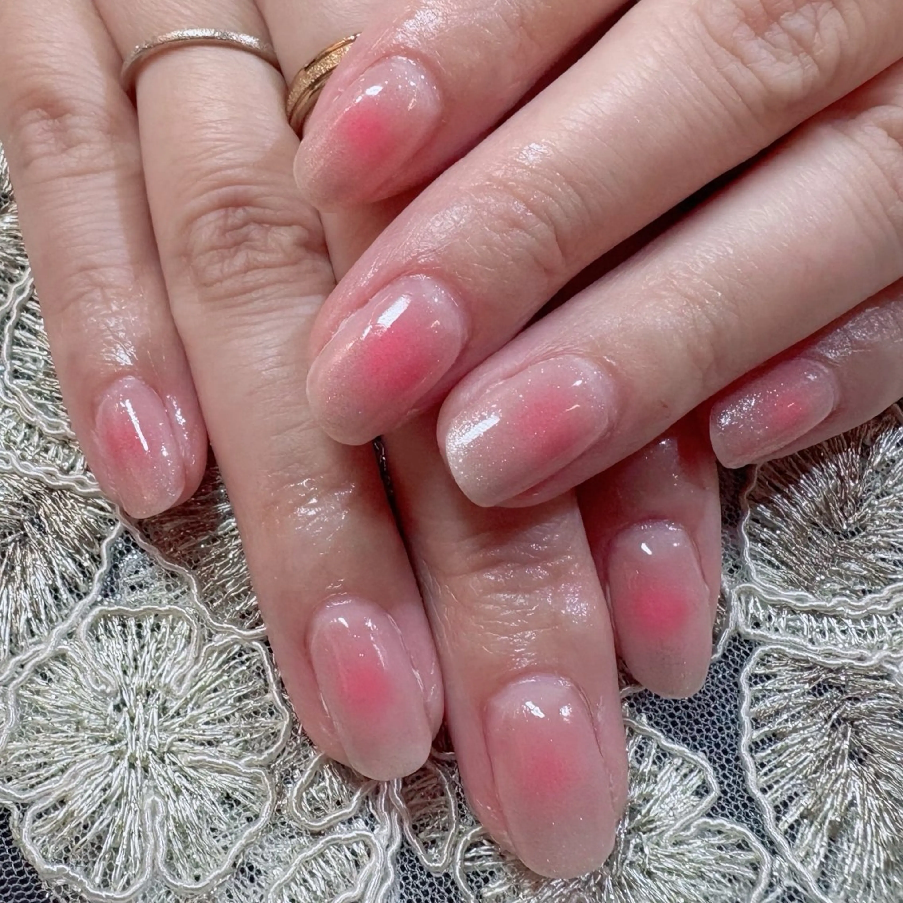 ネイル チークネイル マグネットネイル ハンドネイル NAIL P-BOX .HACHIのネイルデザイン