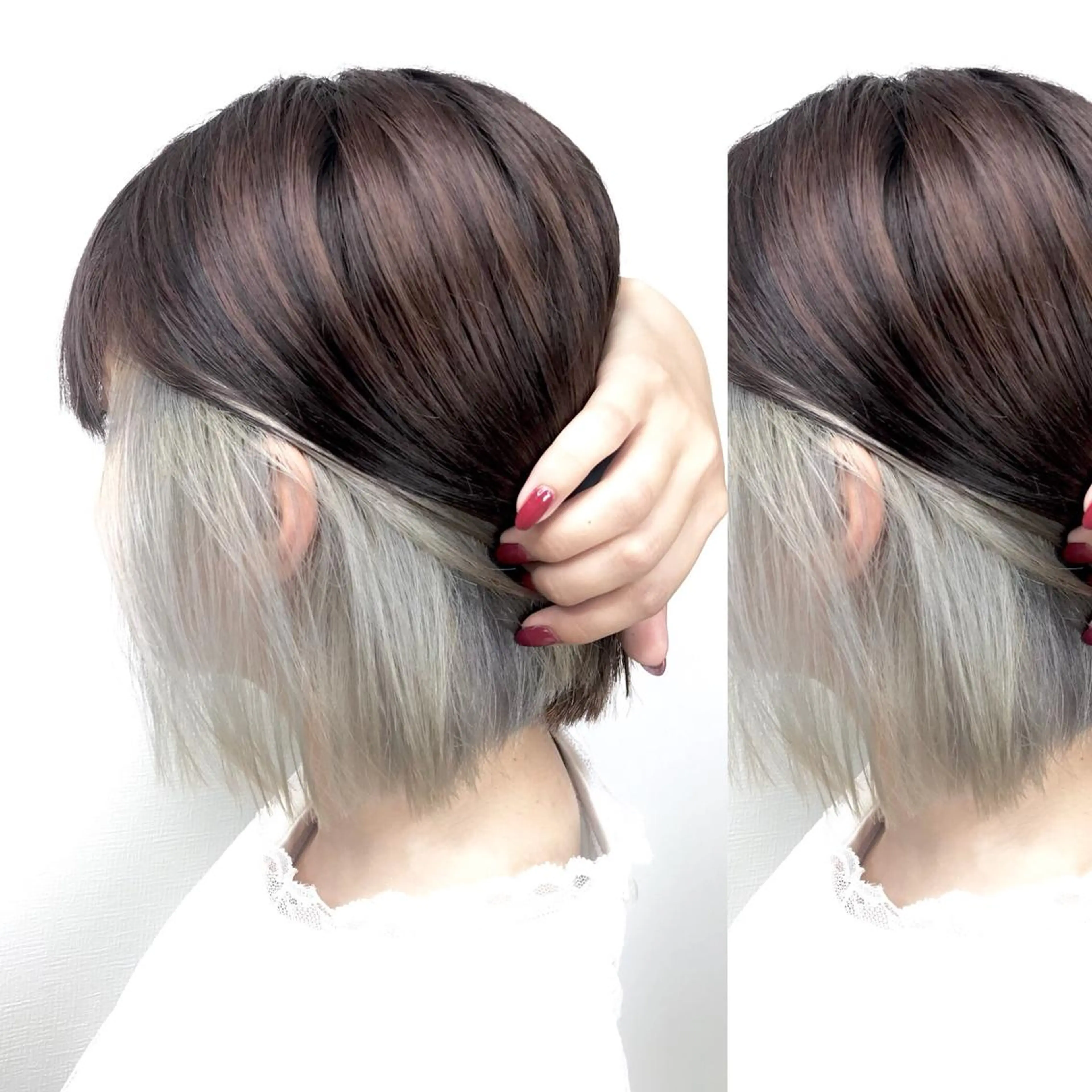 ミディアム カラー ヘアアレンジ メンズパーマ名人 TAKUMAのヘアスタイル