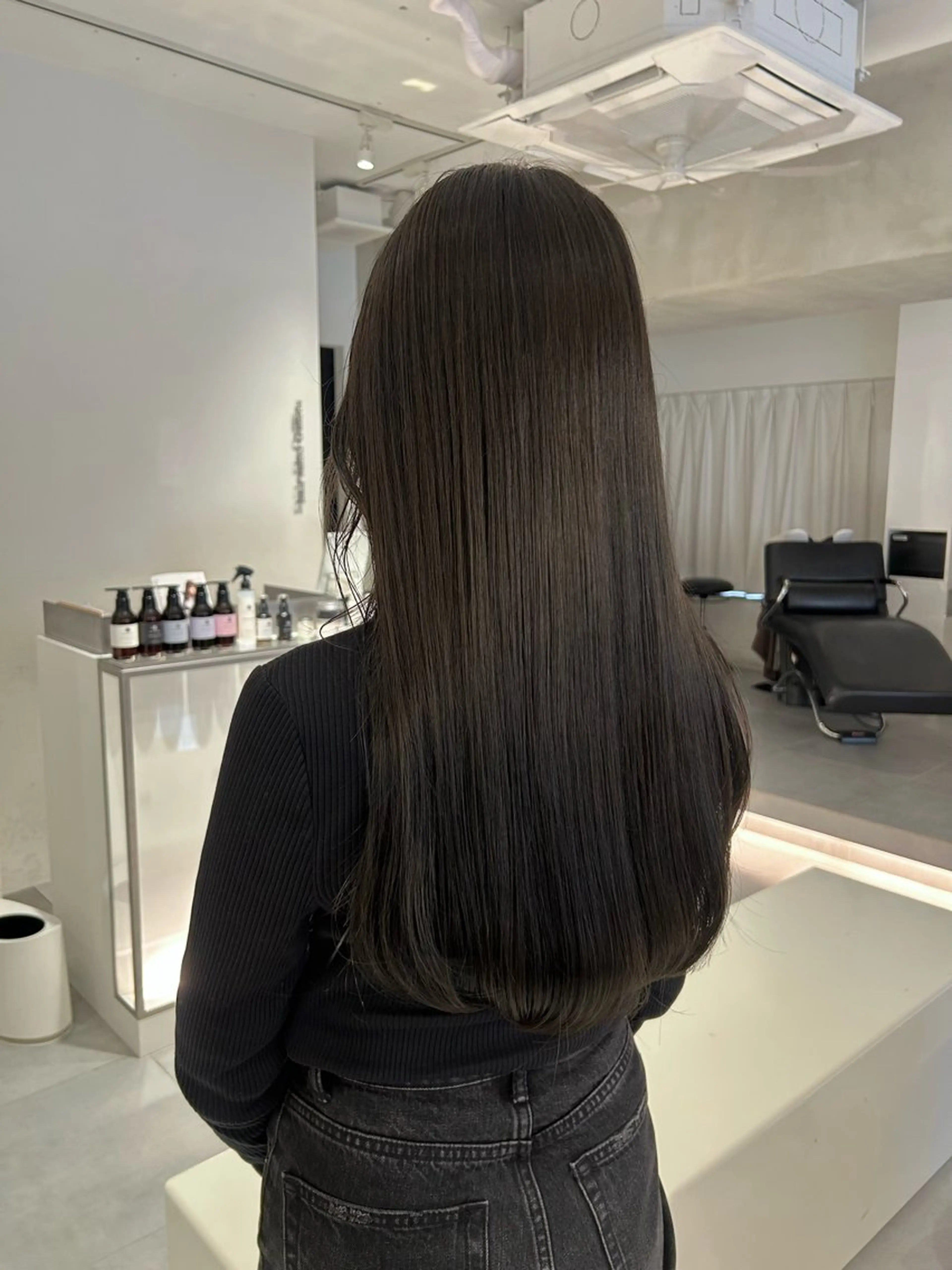 ロング カラー カット ヘアカラー トリートメント 🧚つやさらhair 🧚manakaのヘアスタイル