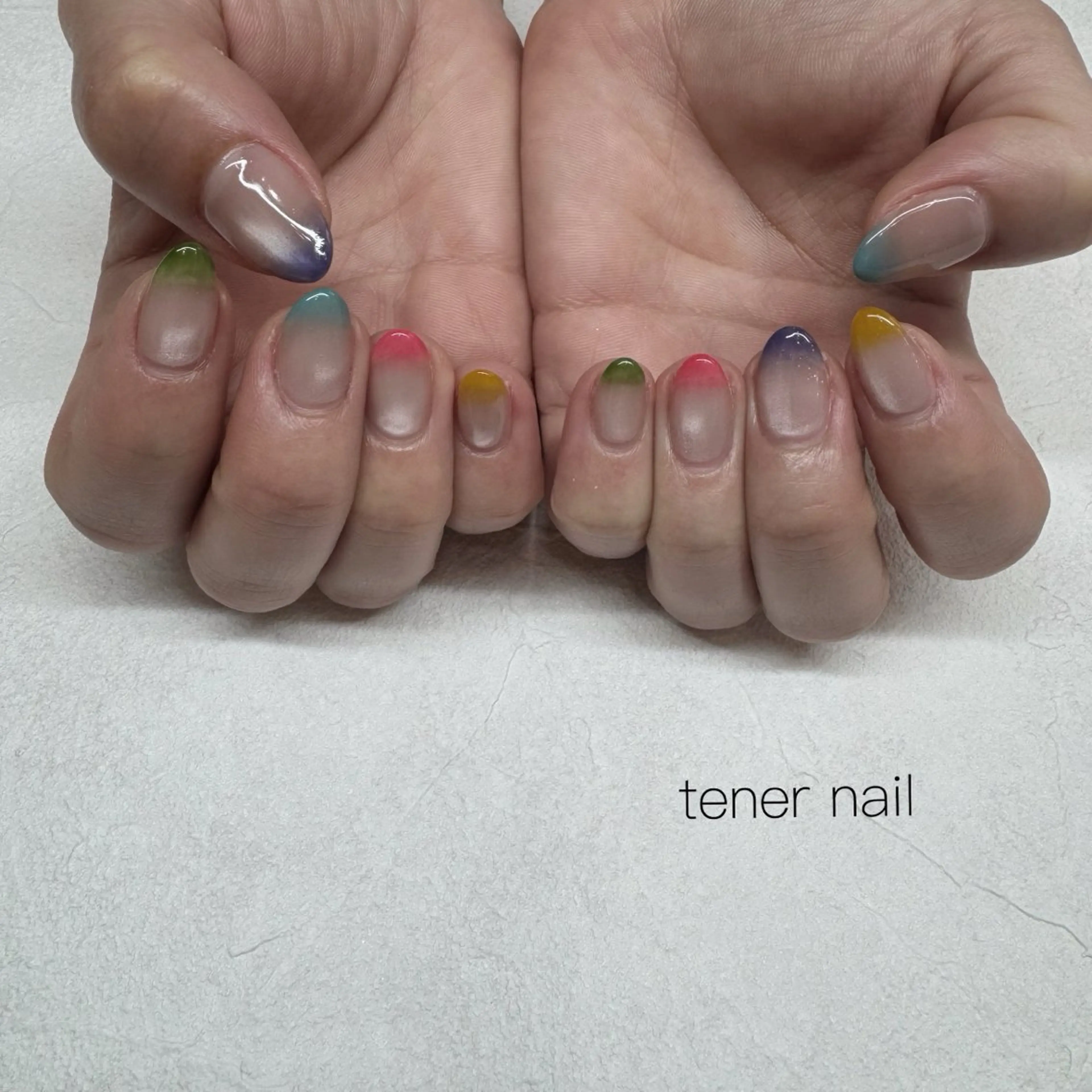 ネイル グラデーション ハンドネイル テネルネイル tener nailのネイルデザイン
