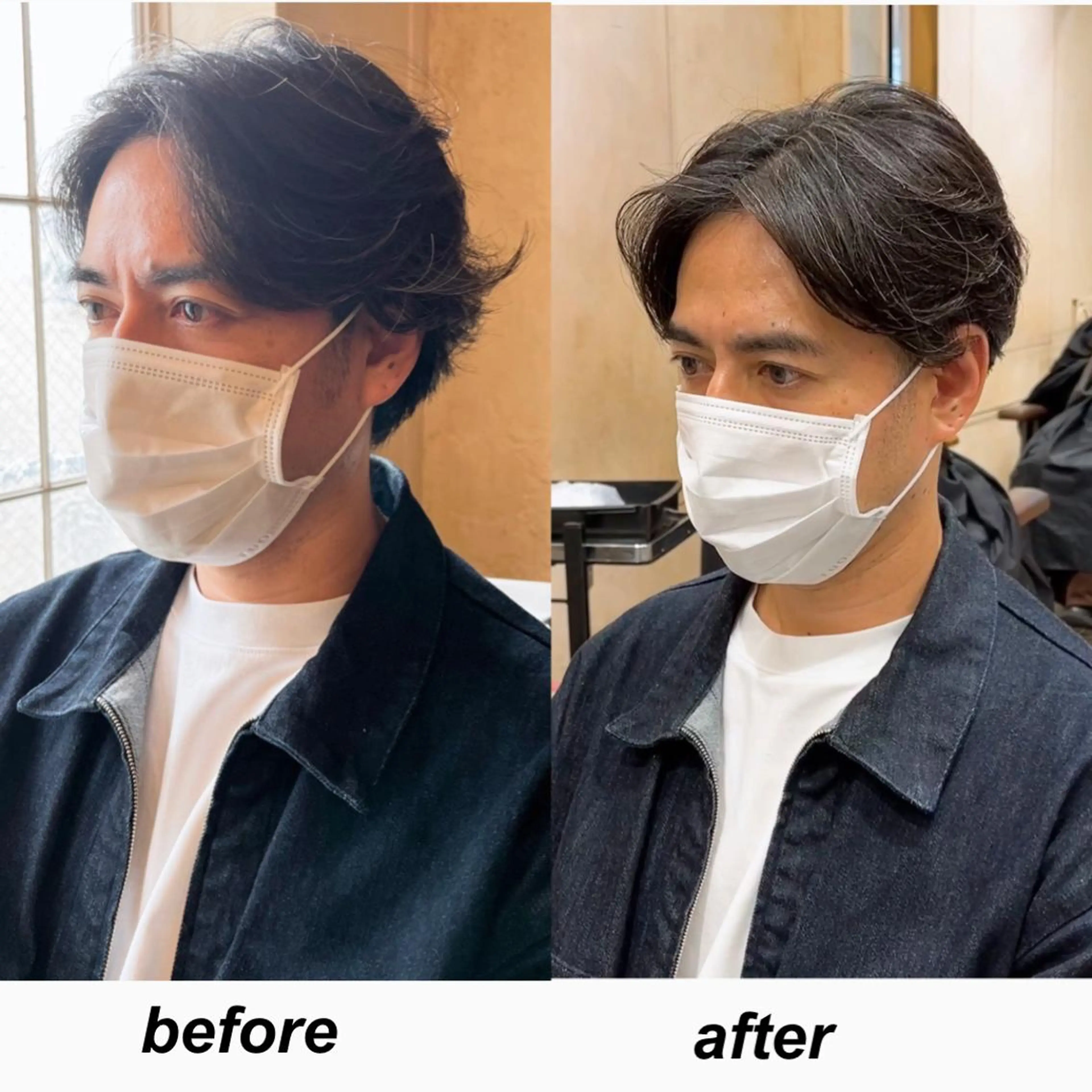 【期間限定】日本トップレベルのスタイリストがメンズカットモデルを募集(センターパートの方のみ)の写真