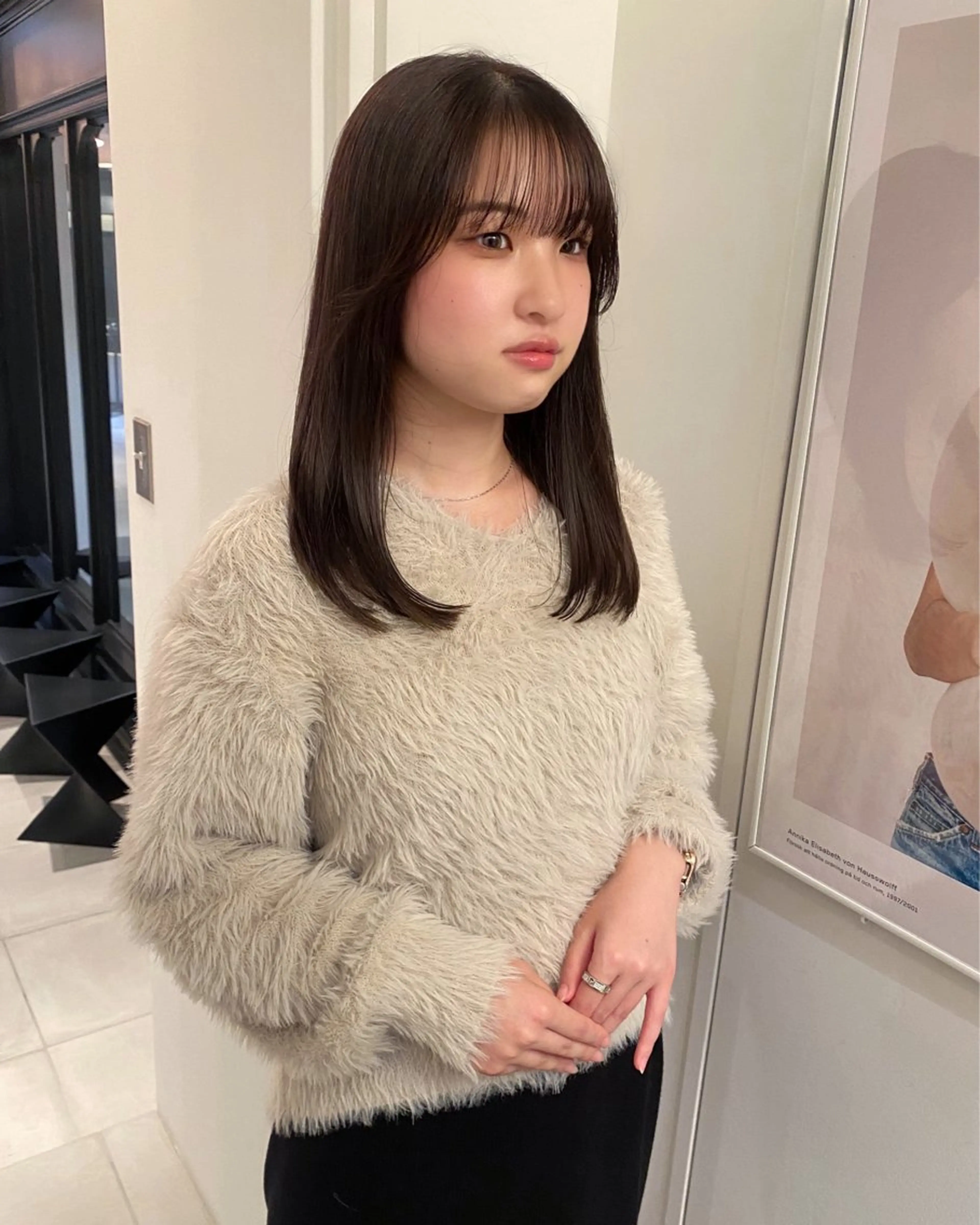 セミロング カラー riria/ボブ /透明感カラー🎀のヘアスタイル