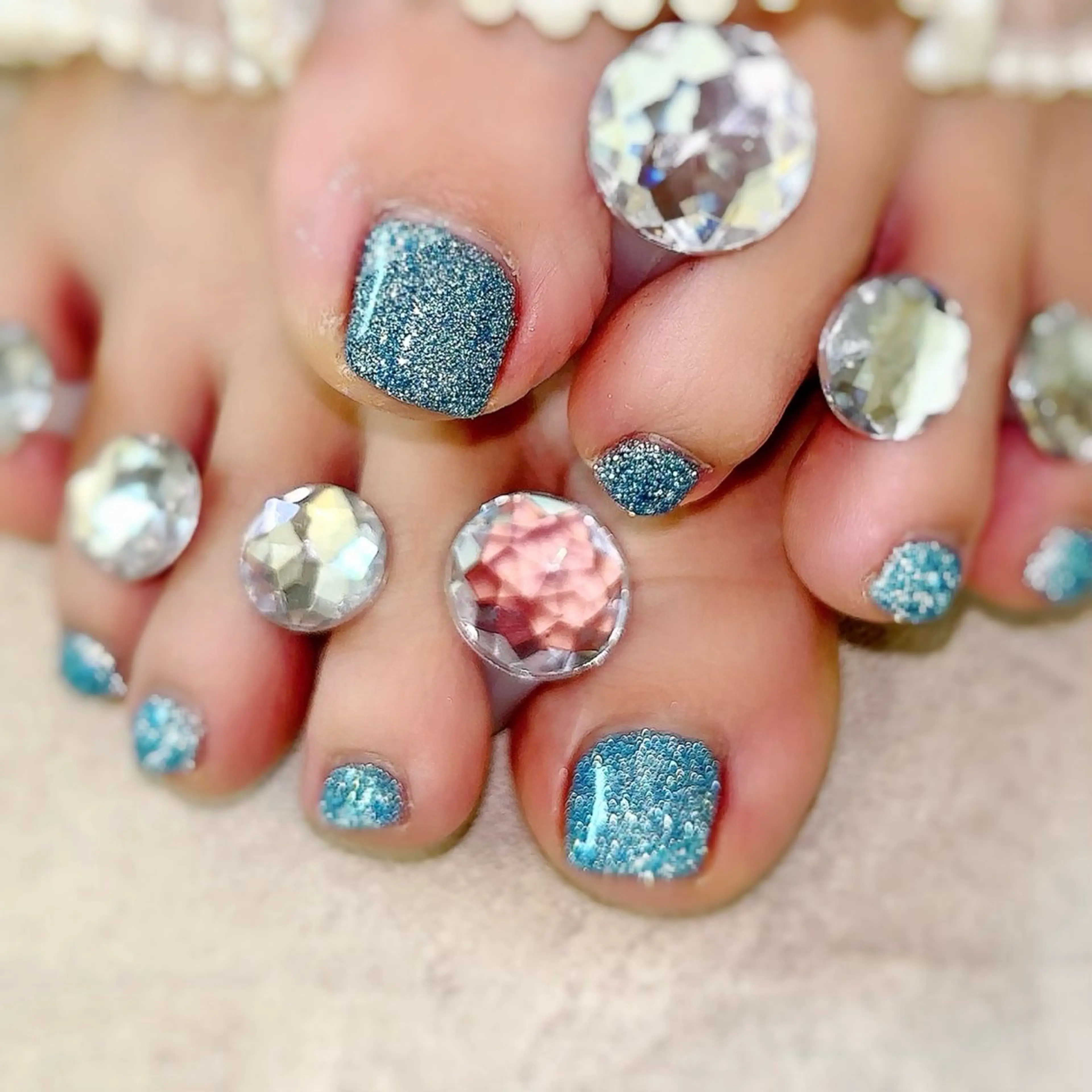 ネイル フラッシュネイル キラキラネイル ラメ(グリッター) nailmaman ネイルママンのネイルデザイン