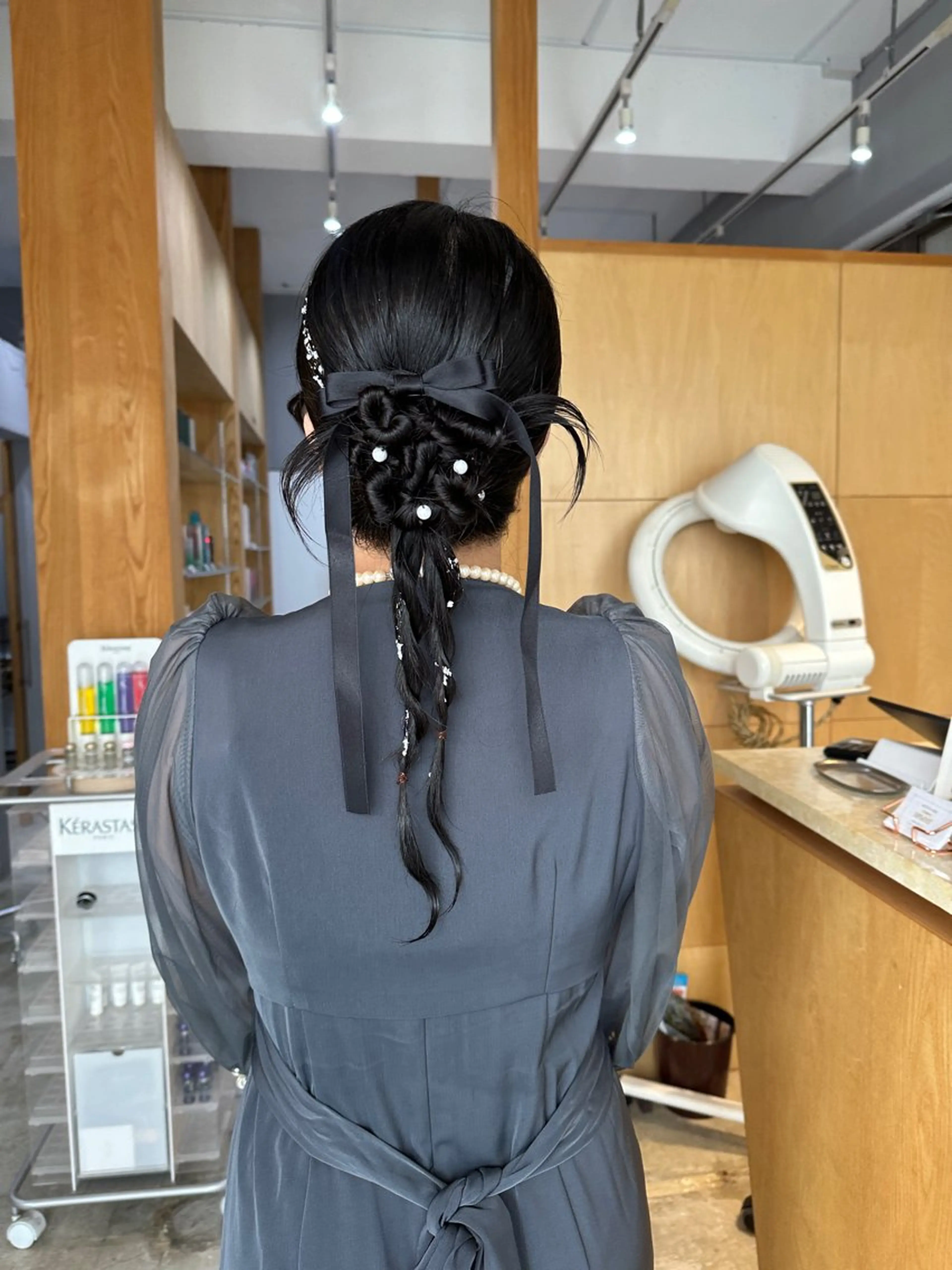 ミディアム ヘアセット miloc MOMOKAのヘアスタイル