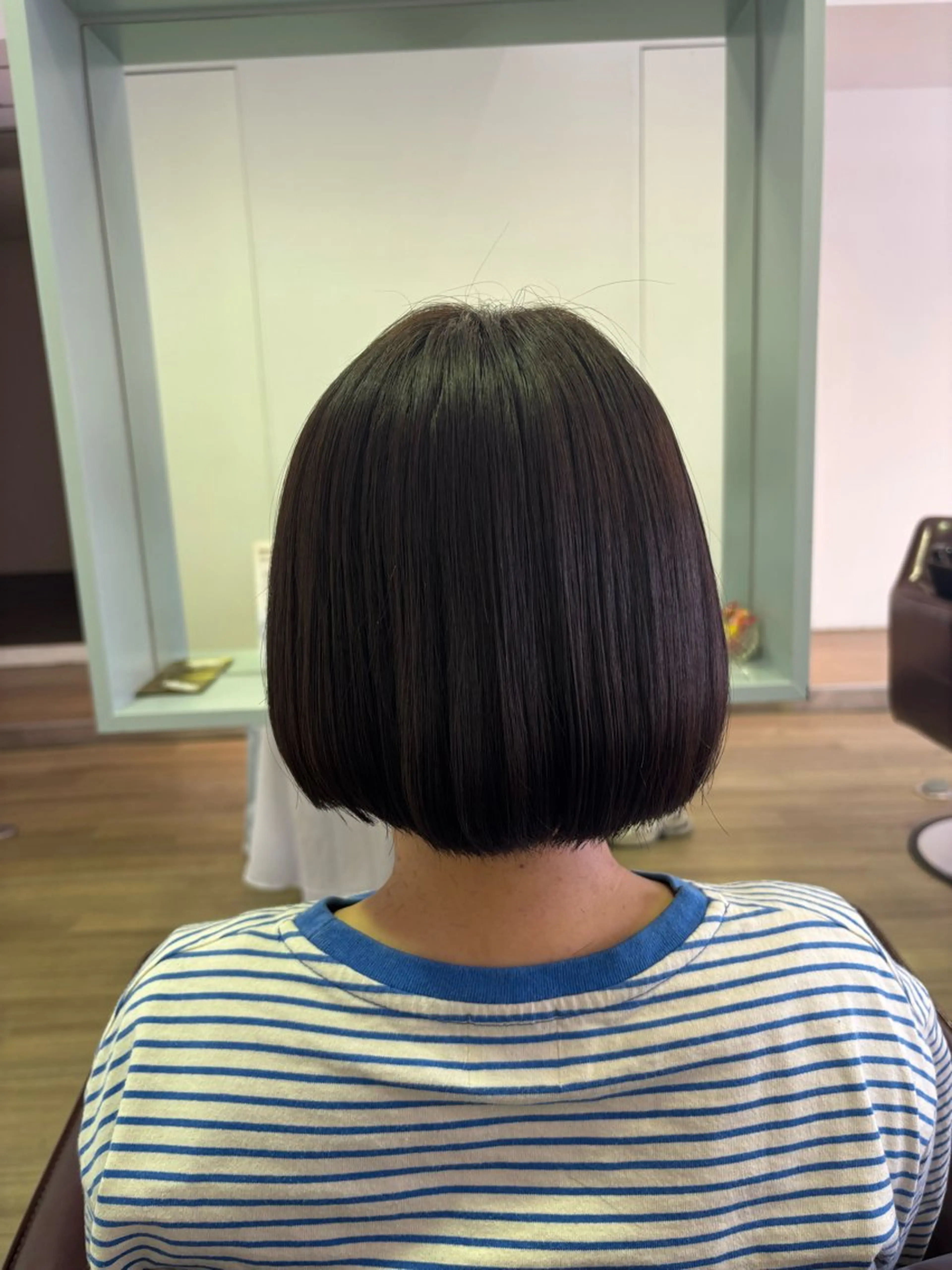 ショート ボブ 岡本 紗依のヘアスタイル