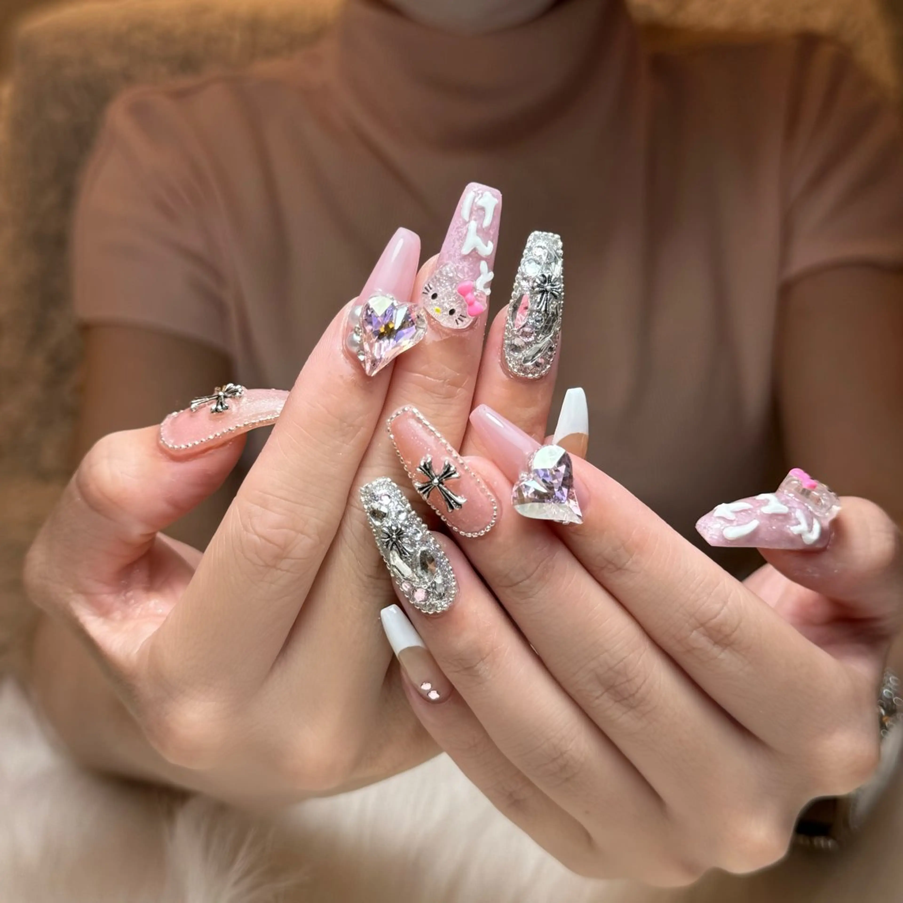 ネイル ワンホンネイル nailsalon ChuColaのネイルデザイン