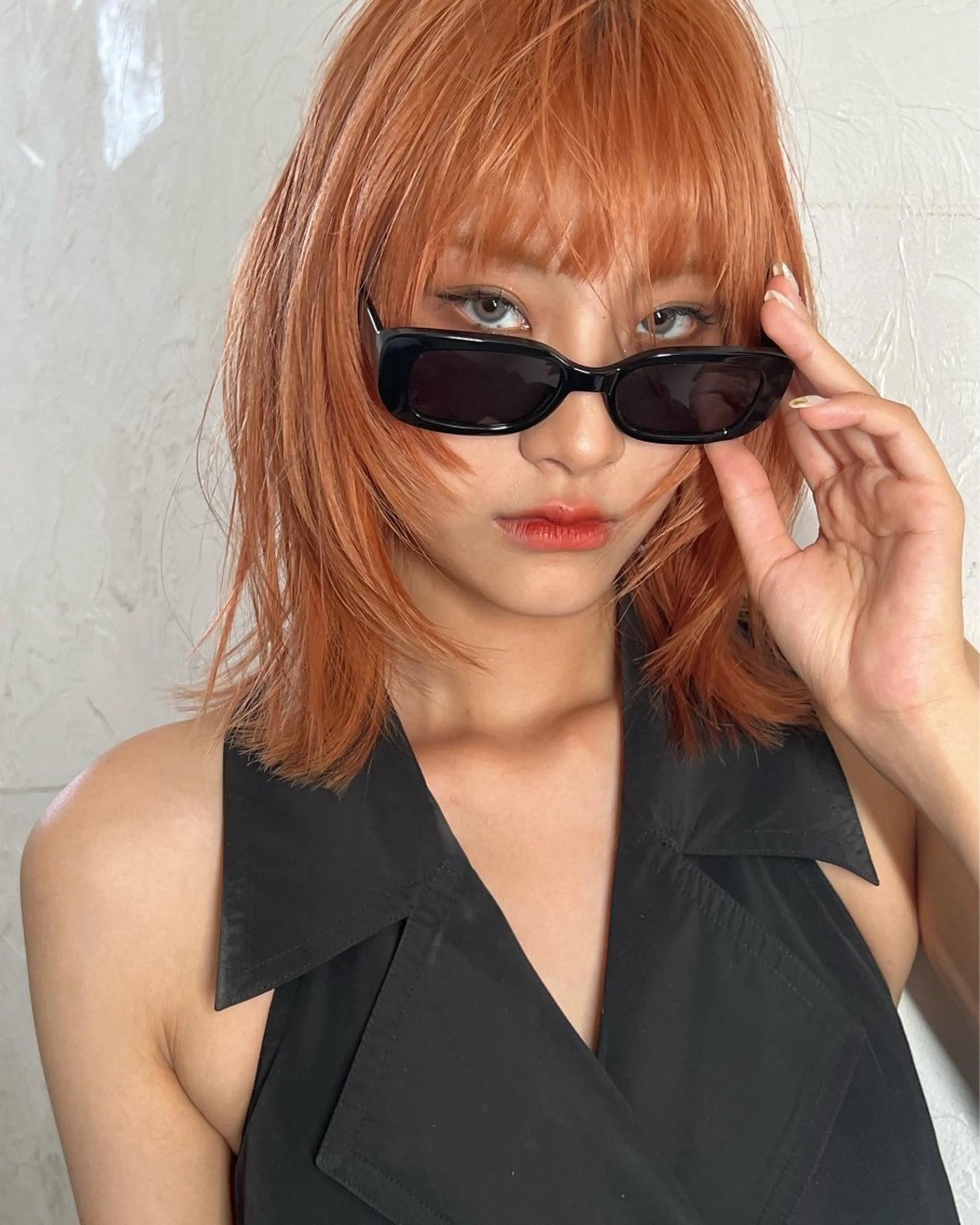 ロング カラー 🇨🇳ワンホンヘア 下田鉄也のヘアスタイル