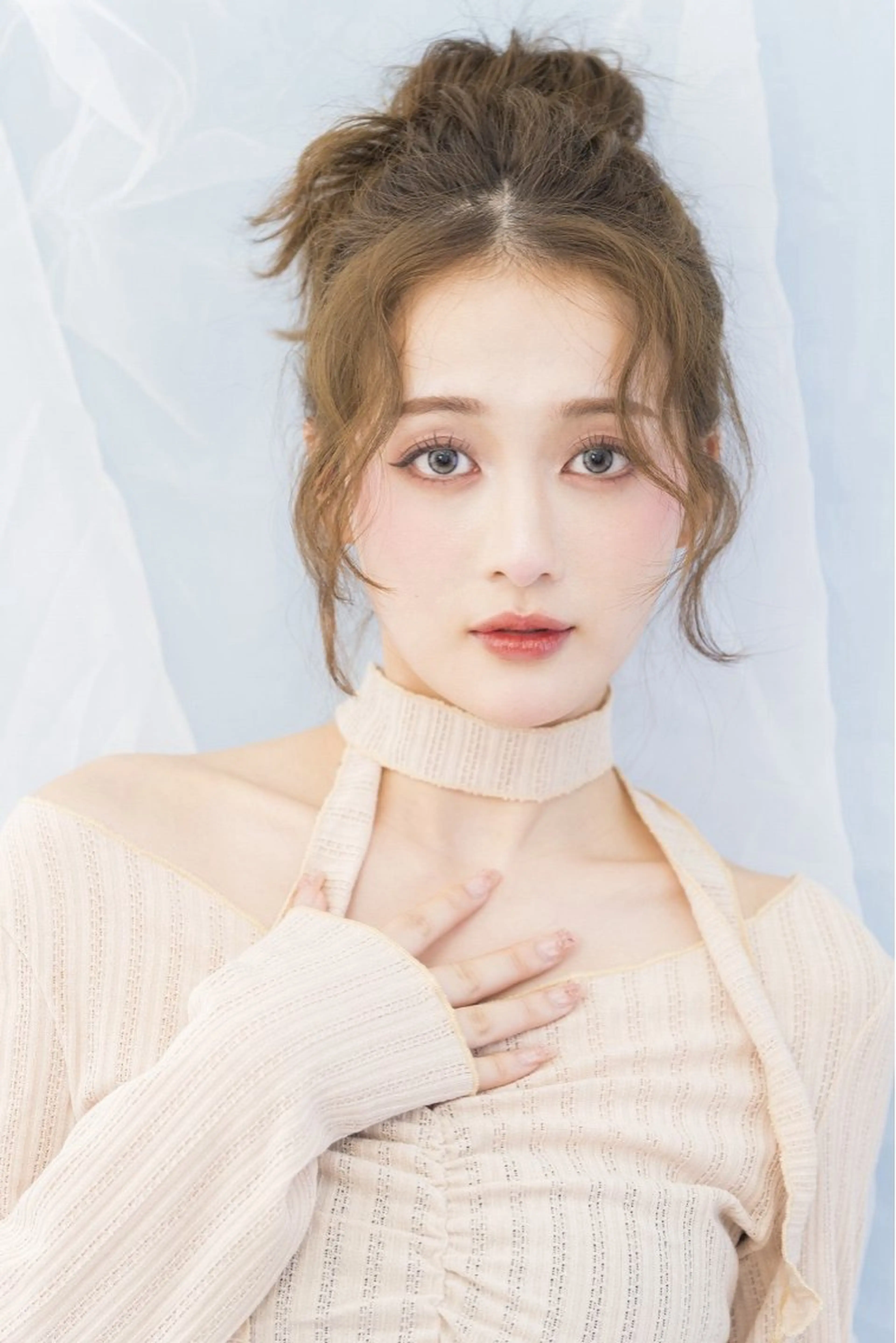 ロング ヘアアレンジ ️韓国ヘア／レイヤー カットYūka❤️のヘアスタイル