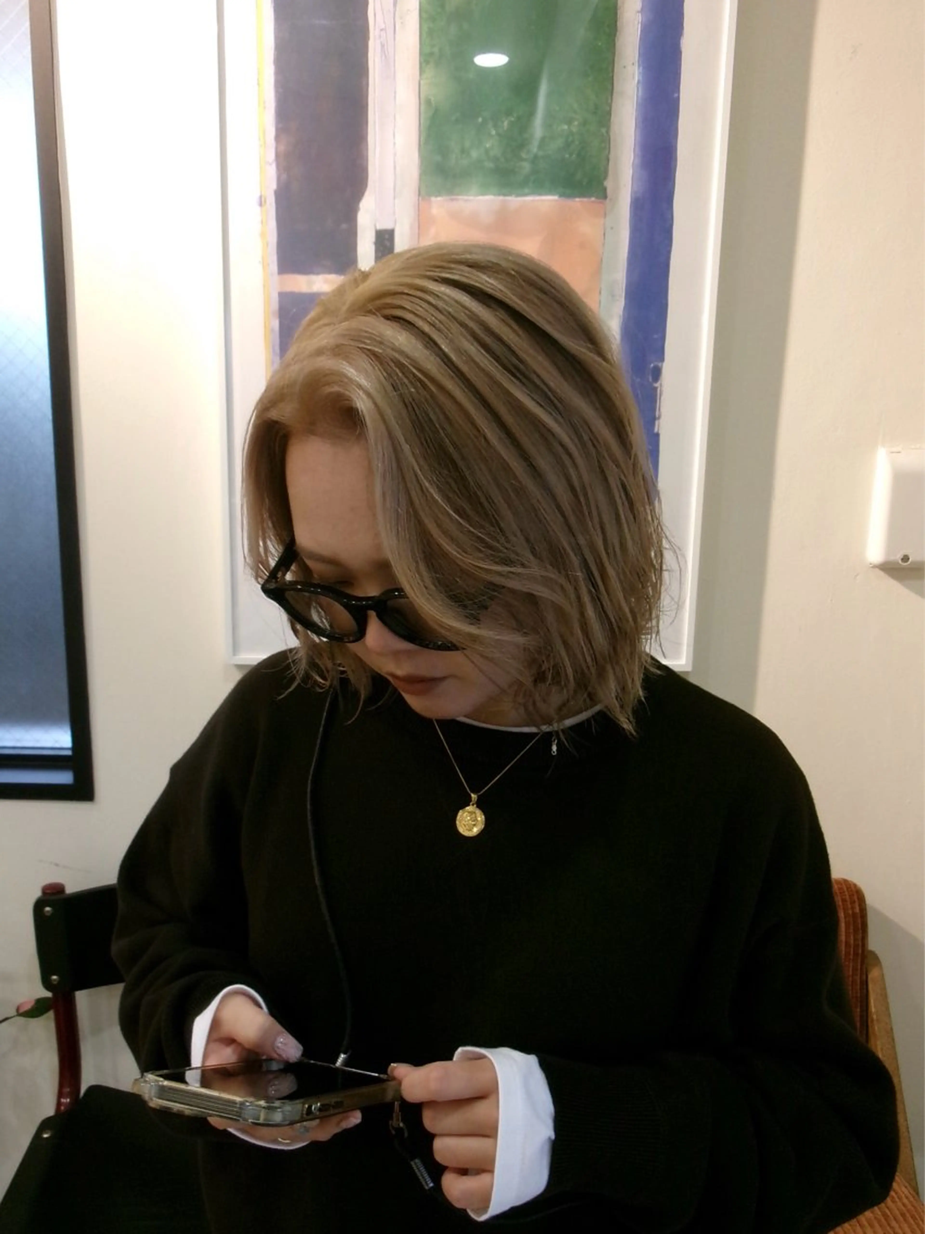 ケアブリーチカラーの写真