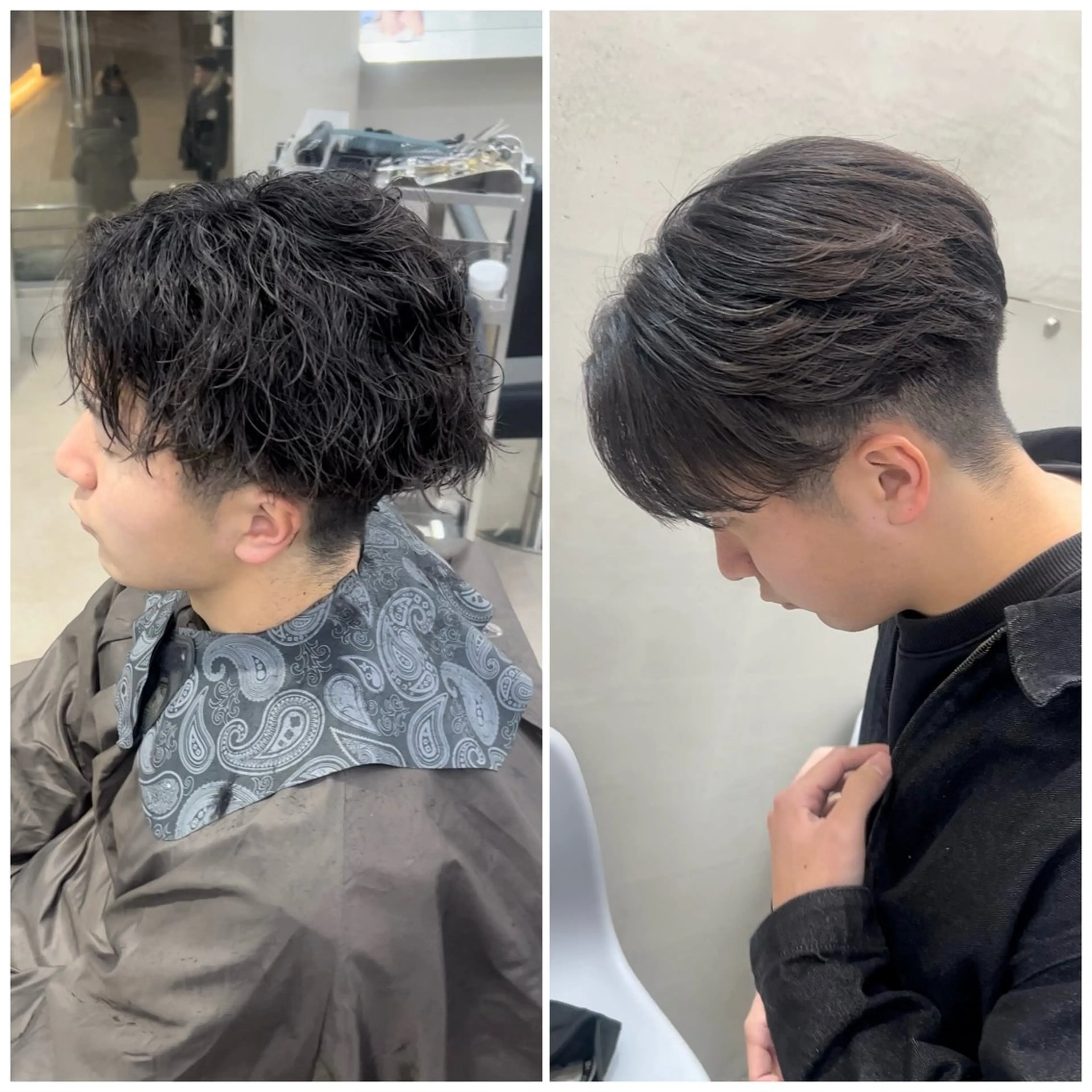 【曲がる縮毛矯正】カット＋縮毛矯正　※襟足ありなしで料金が変わりますの写真