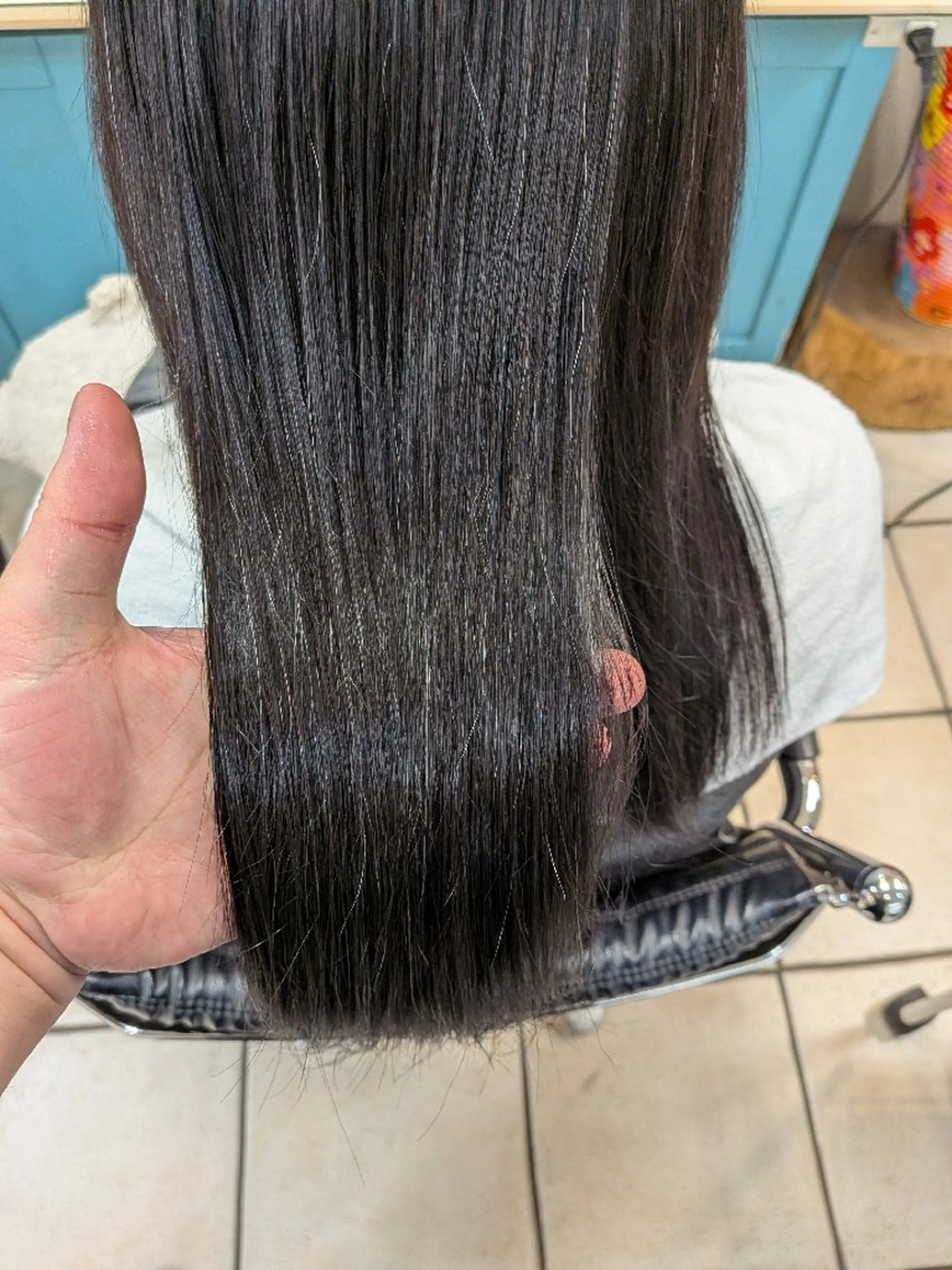 ミディアム 髪質改善 縮毛矯正 美容室C-Rabs所属・美容室C-Rabs 本多　鋭一のヘアスタイル