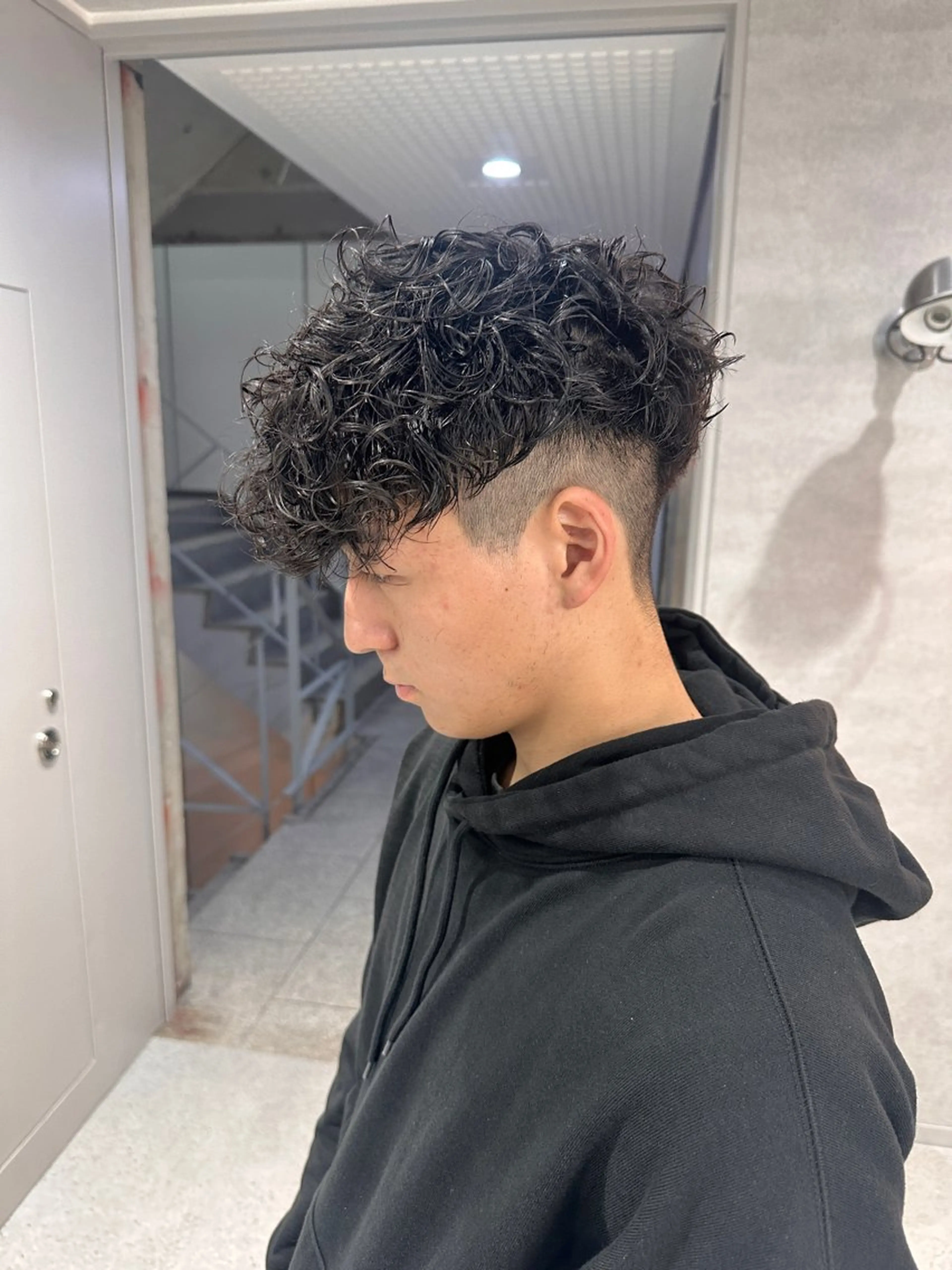 ショート パーマ メンズ 【メンズサロン】 BLUCK 横浜のヘアスタイル