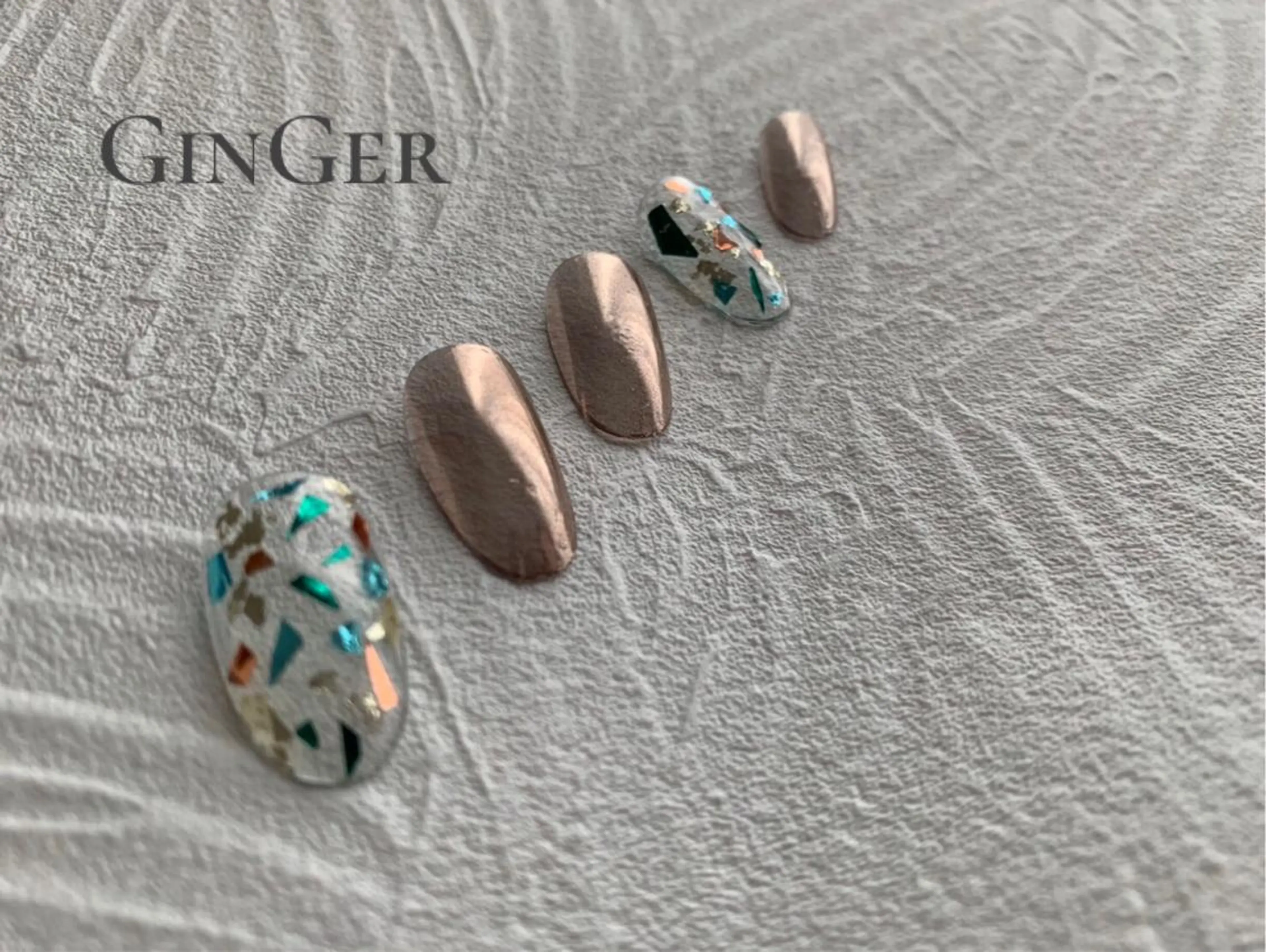 ネイル フットネイル ginger nail&spaのネイルデザイン