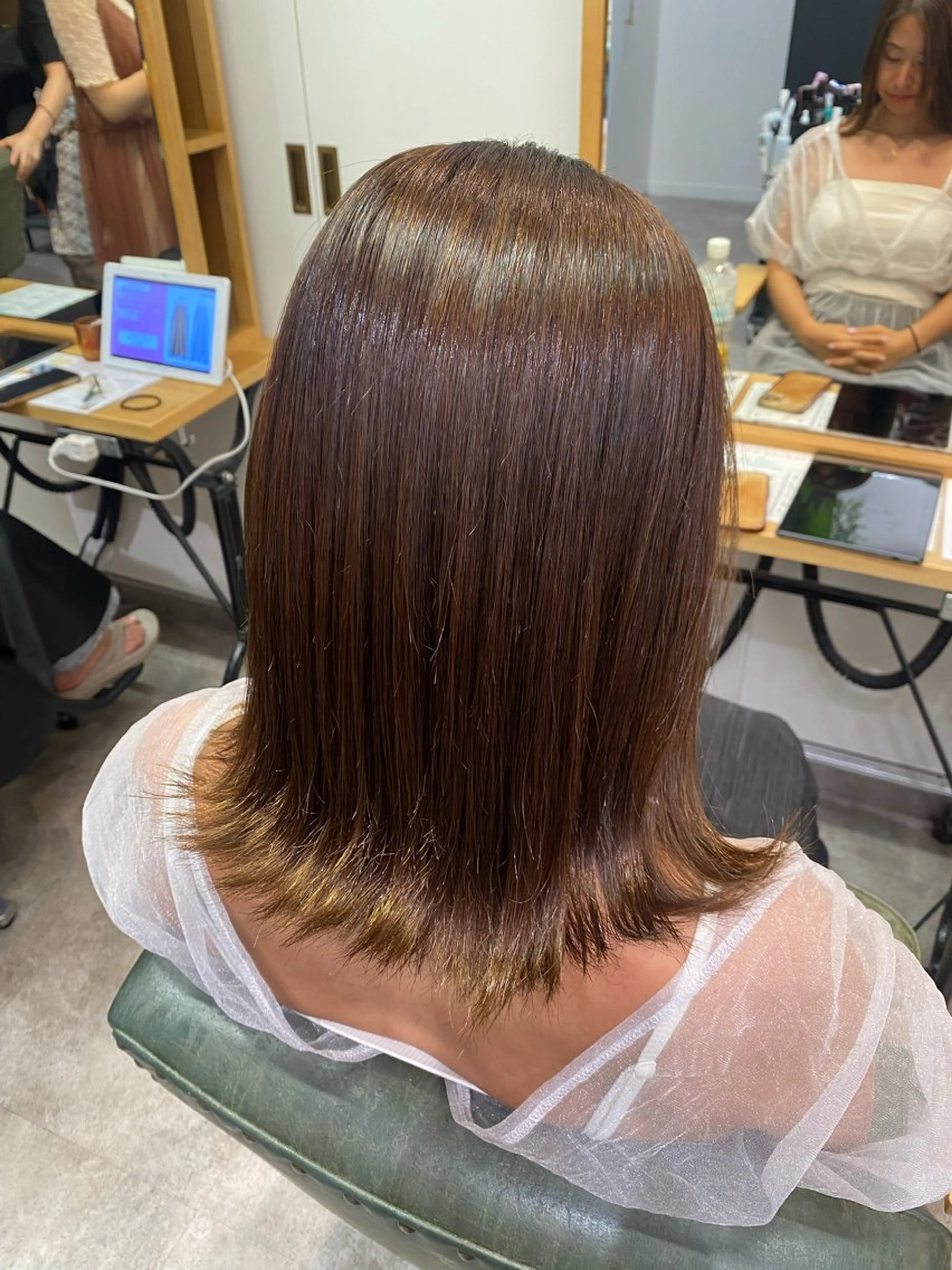 セミロング 🌀ボブ／ミディアム /パーマ🌀ayaのヘアスタイル