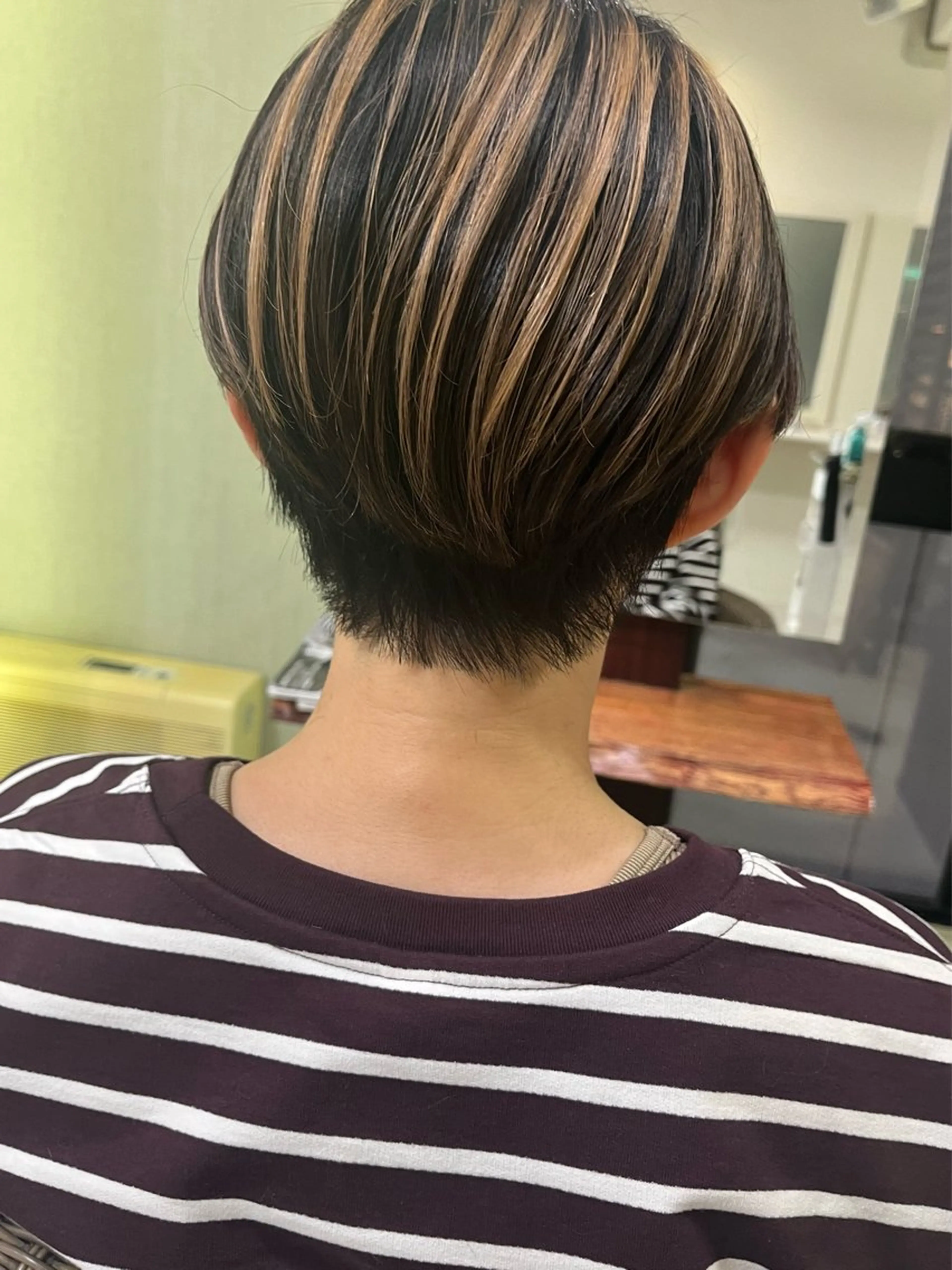 ショート カット ヘアカラー トリートメント ママ美容師 *ヒマワリのヘアスタイル