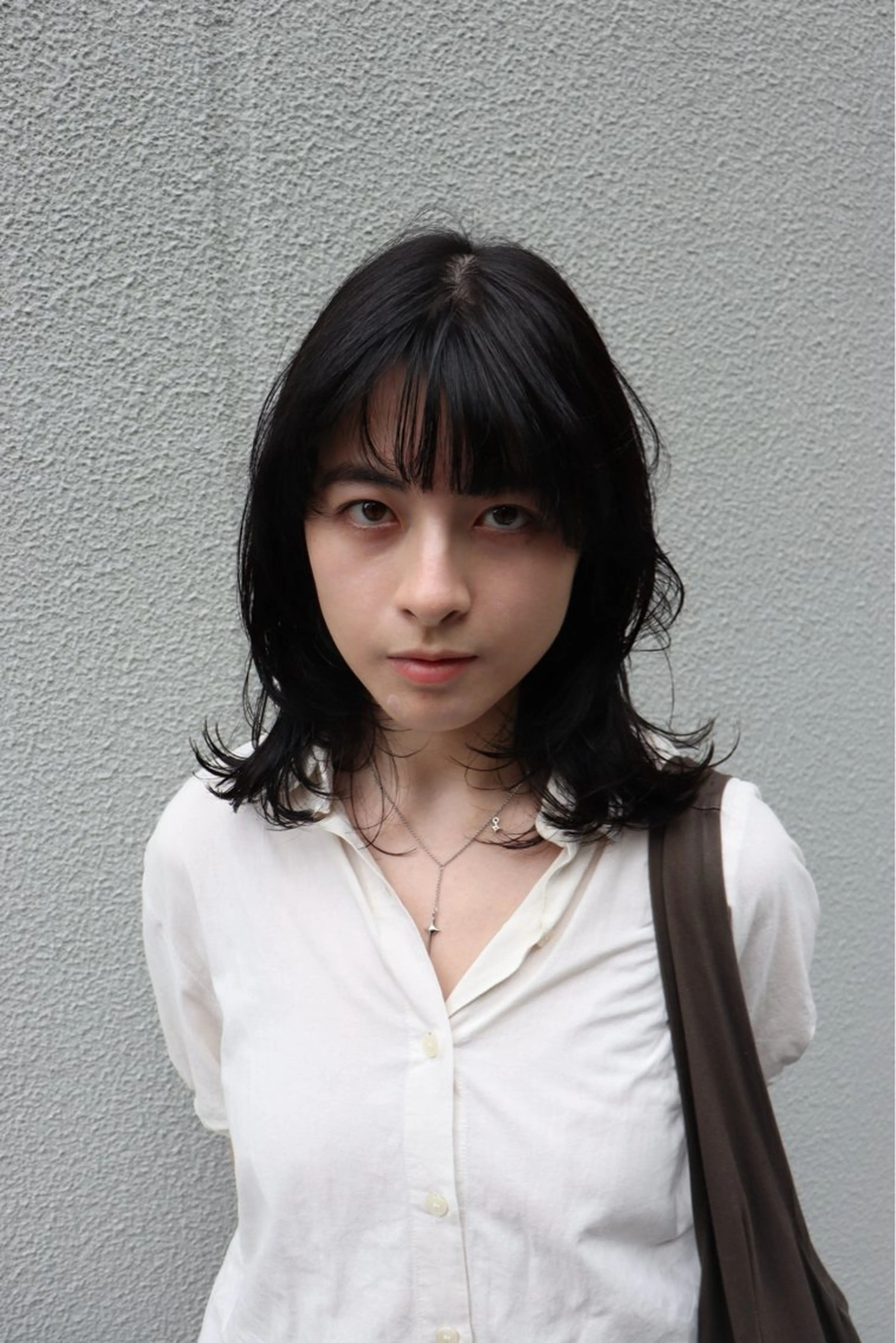 ミディアム カラー 似合わせカット /パーマ岡本淳平のヘアスタイル