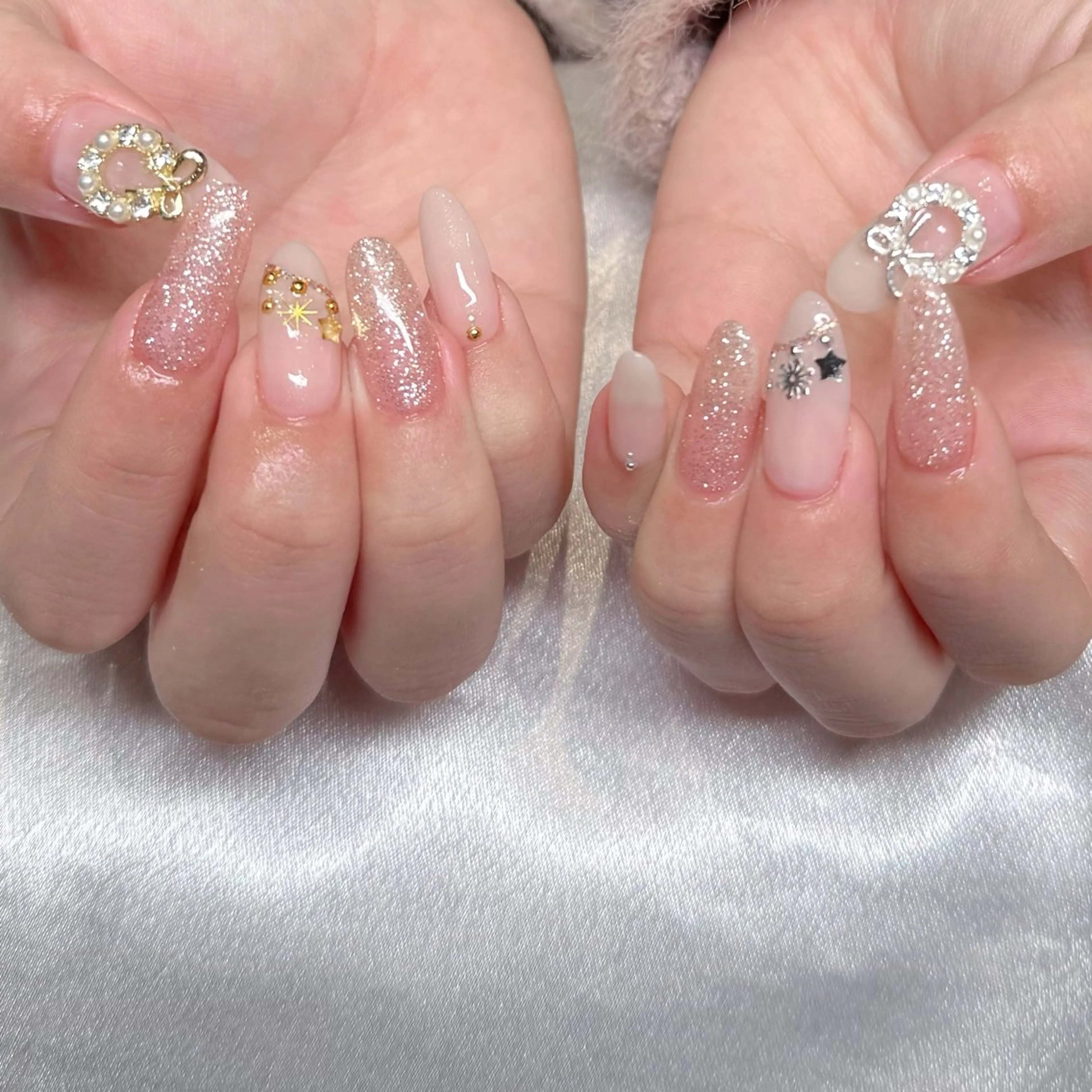 ネイル ハンドネイル mau🩵nail 堺筋本町｜心斎橋のネイルデザイン