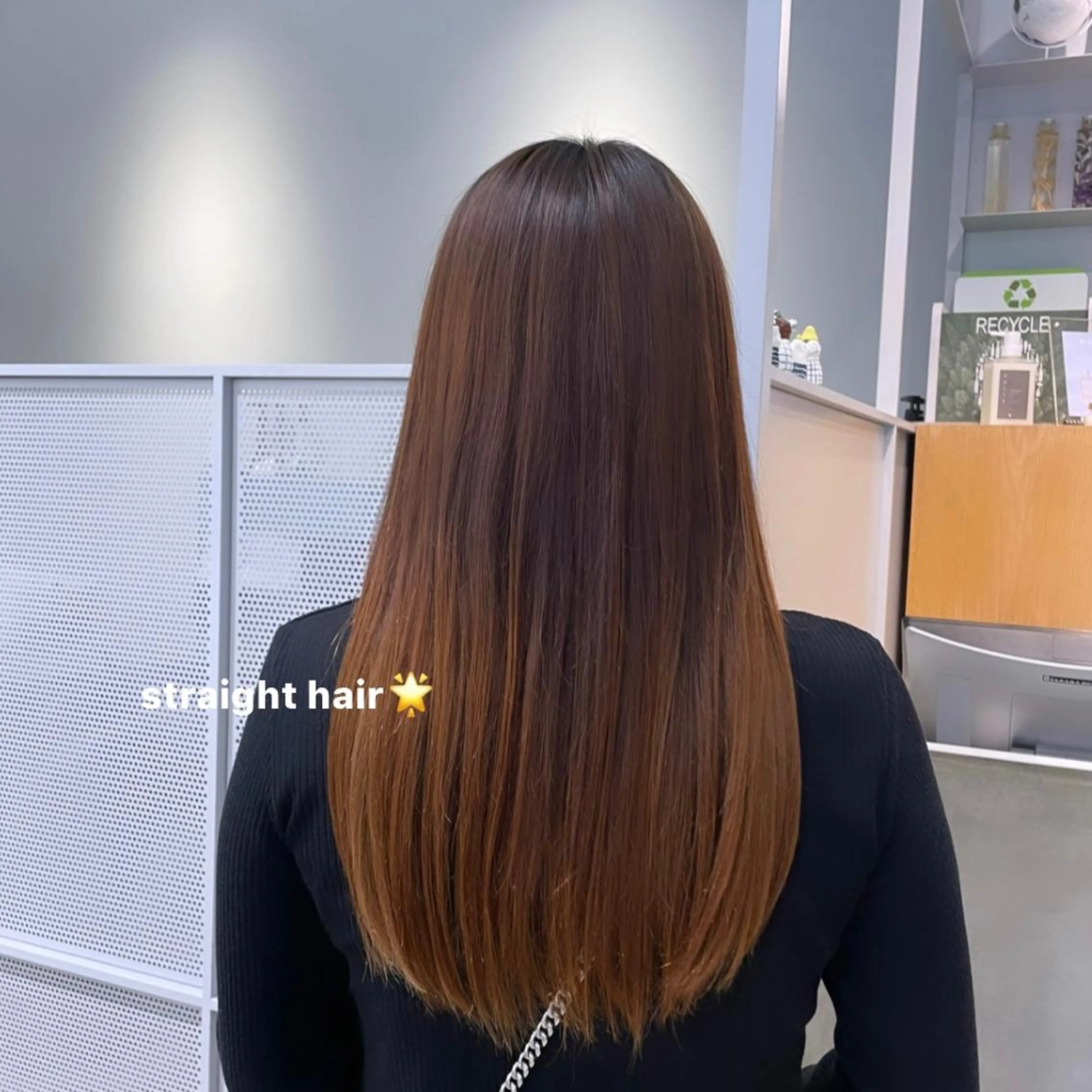 縮毛矯正の写真