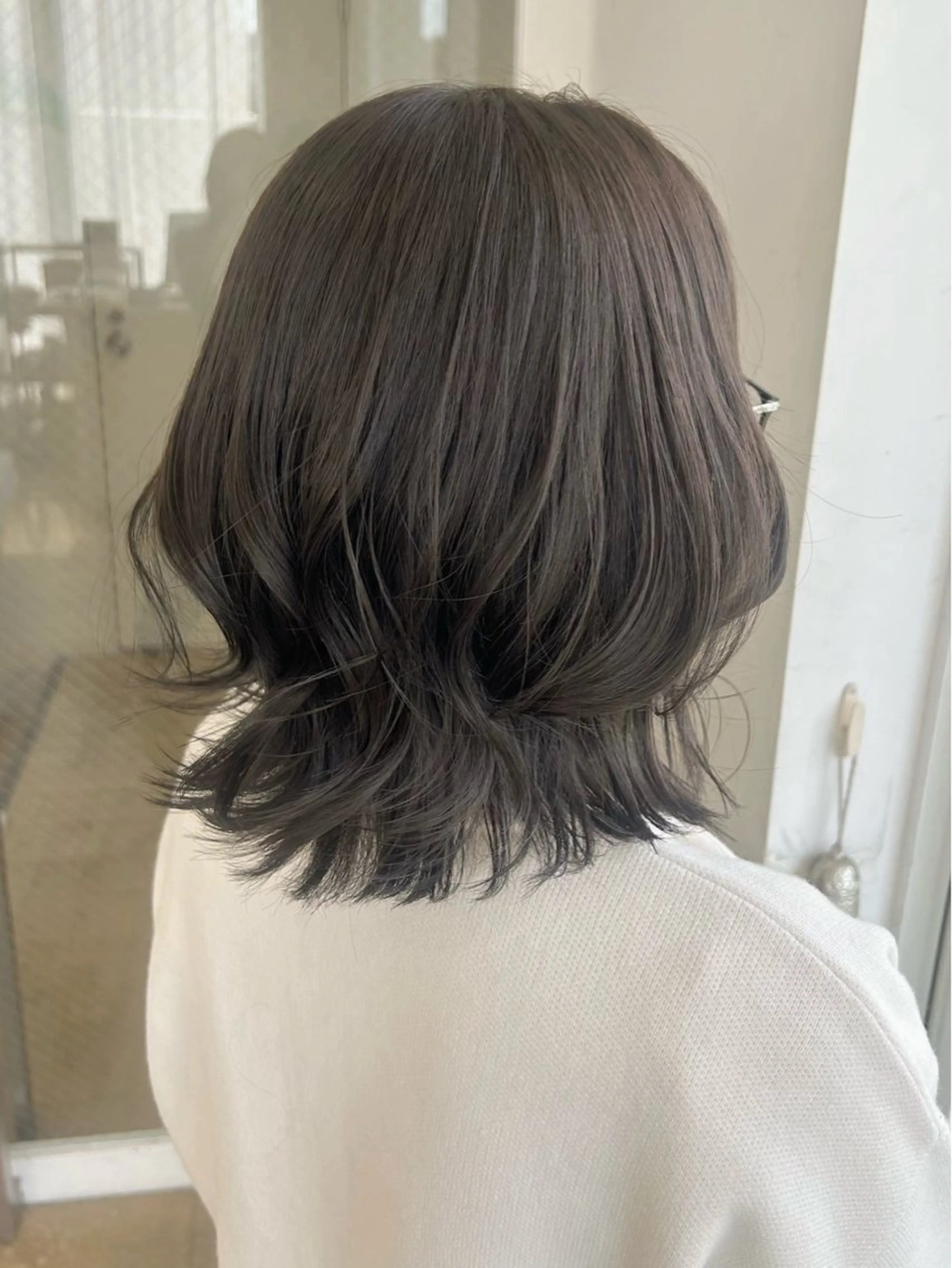 カラー 黒髪 ブラウンカラー ヘアカラー 市吉 杏奈のヘアスタイル