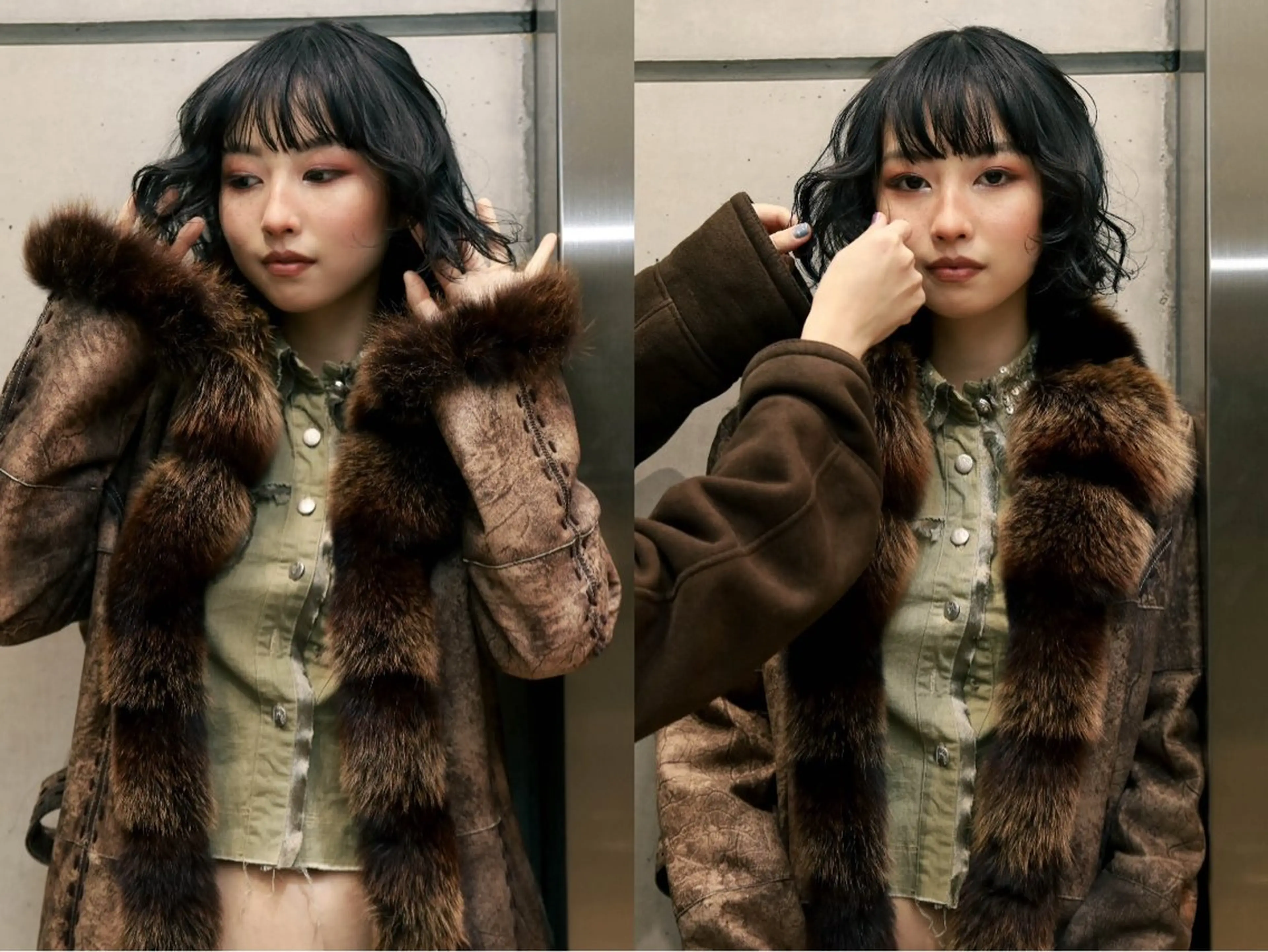 ミディアム ボブレイヤー ボブ レイヤーカット 名古屋美容室 Sopiリナのヘアスタイル