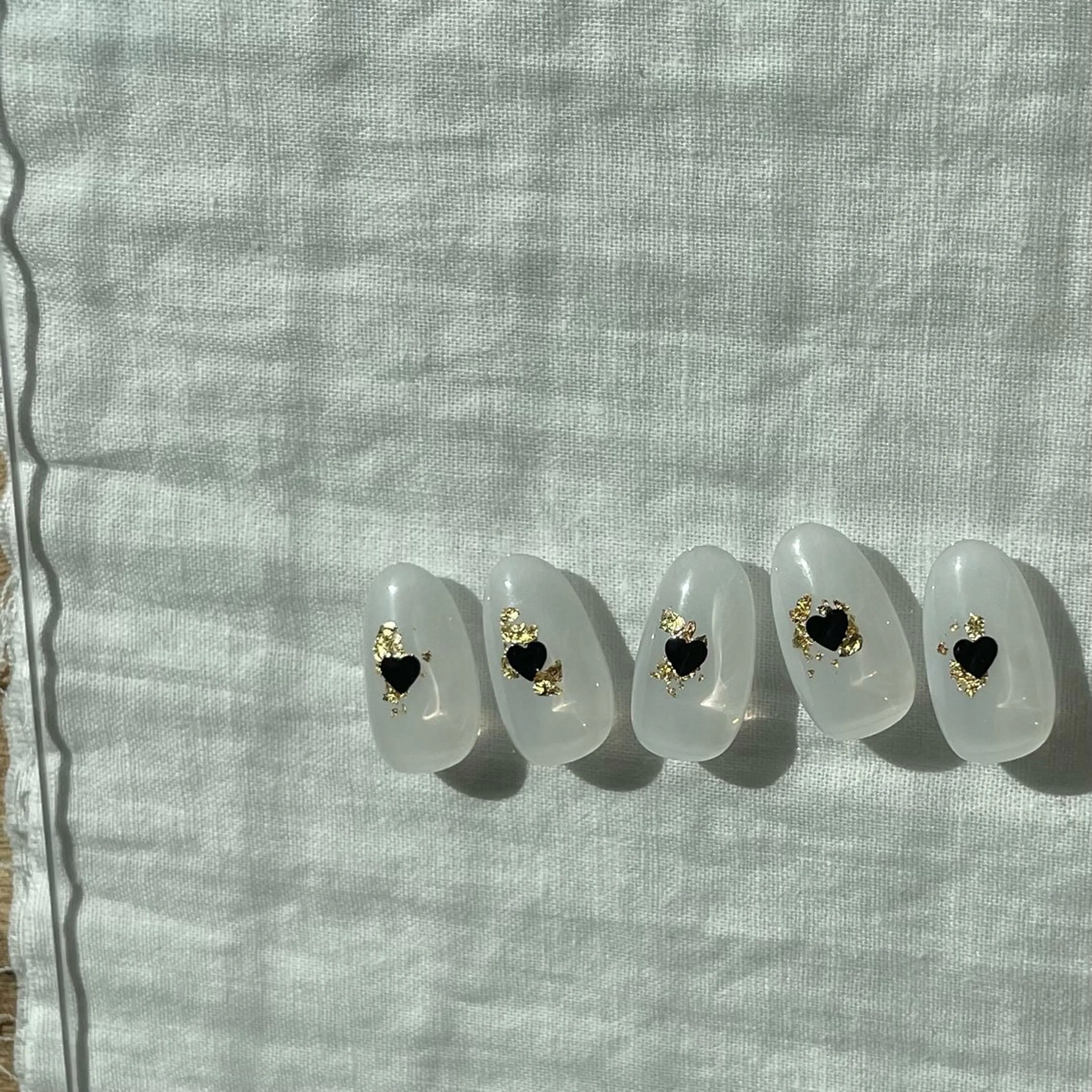 ネイル ハンドネイル ざんねん負け犬ちゃん 南堀江のネイルデザイン