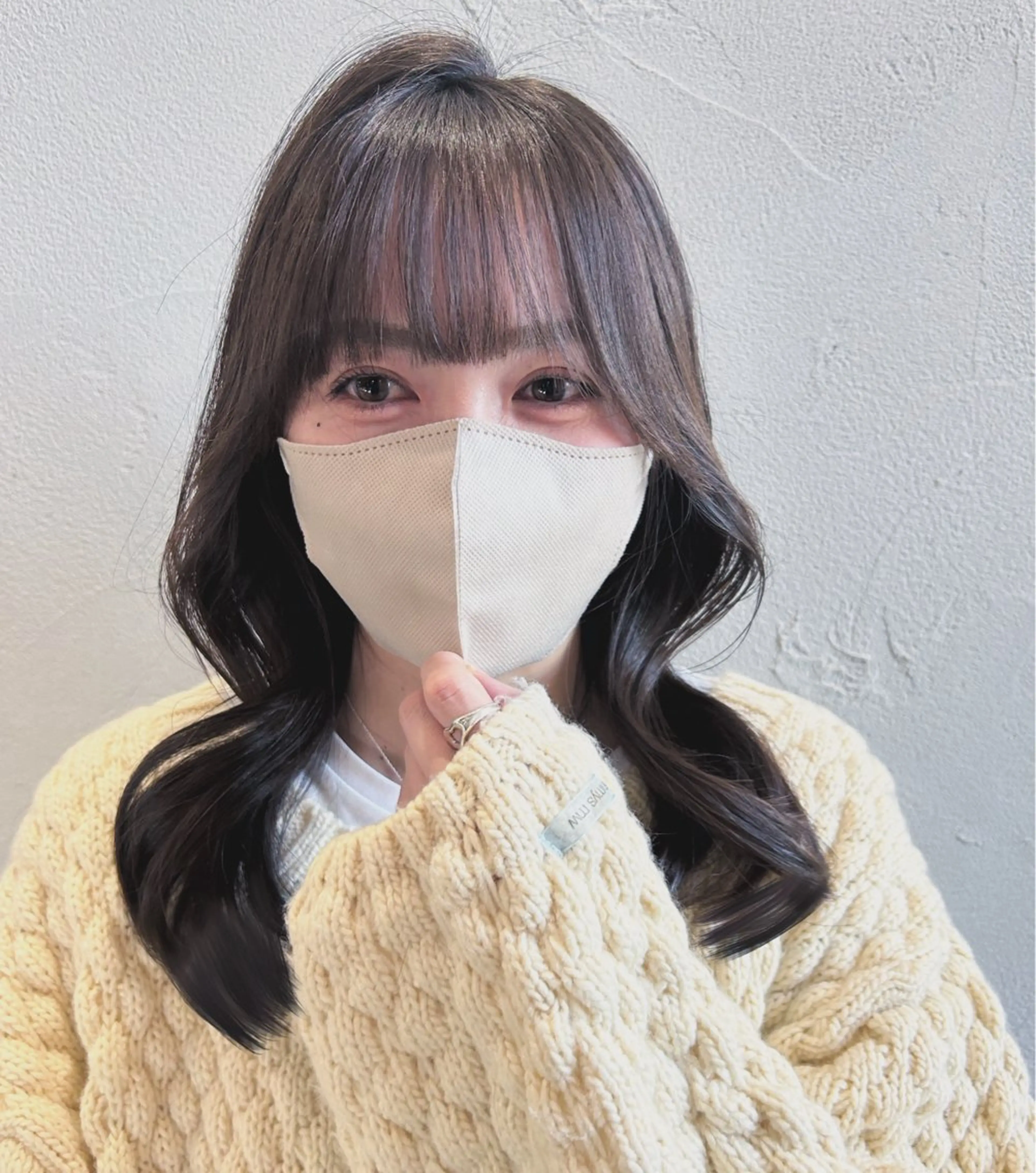 セミロング 剣持友希/ifh iizuka/高崎のヘアスタイル