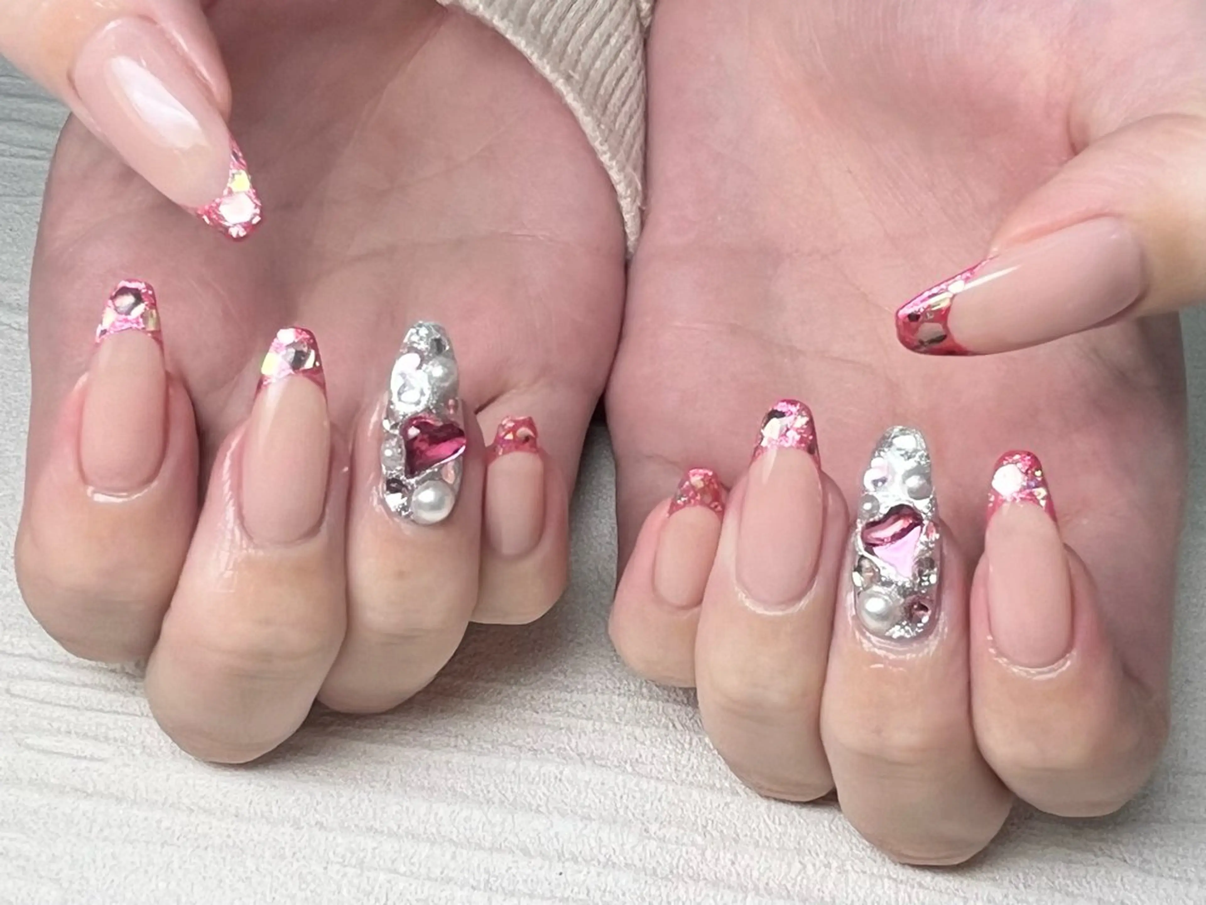ネイル ハンドネイル Queennail 北堀江Yumiのネイルデザイン