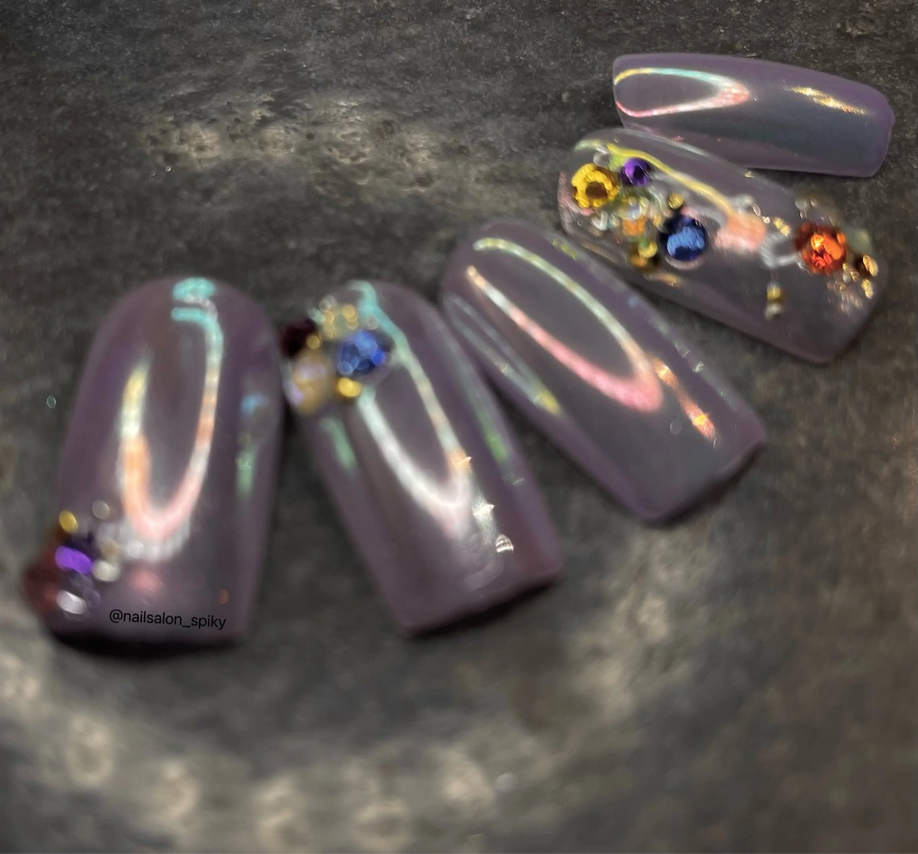 ネイル Spiky とうげ ふうかのネイルデザイン