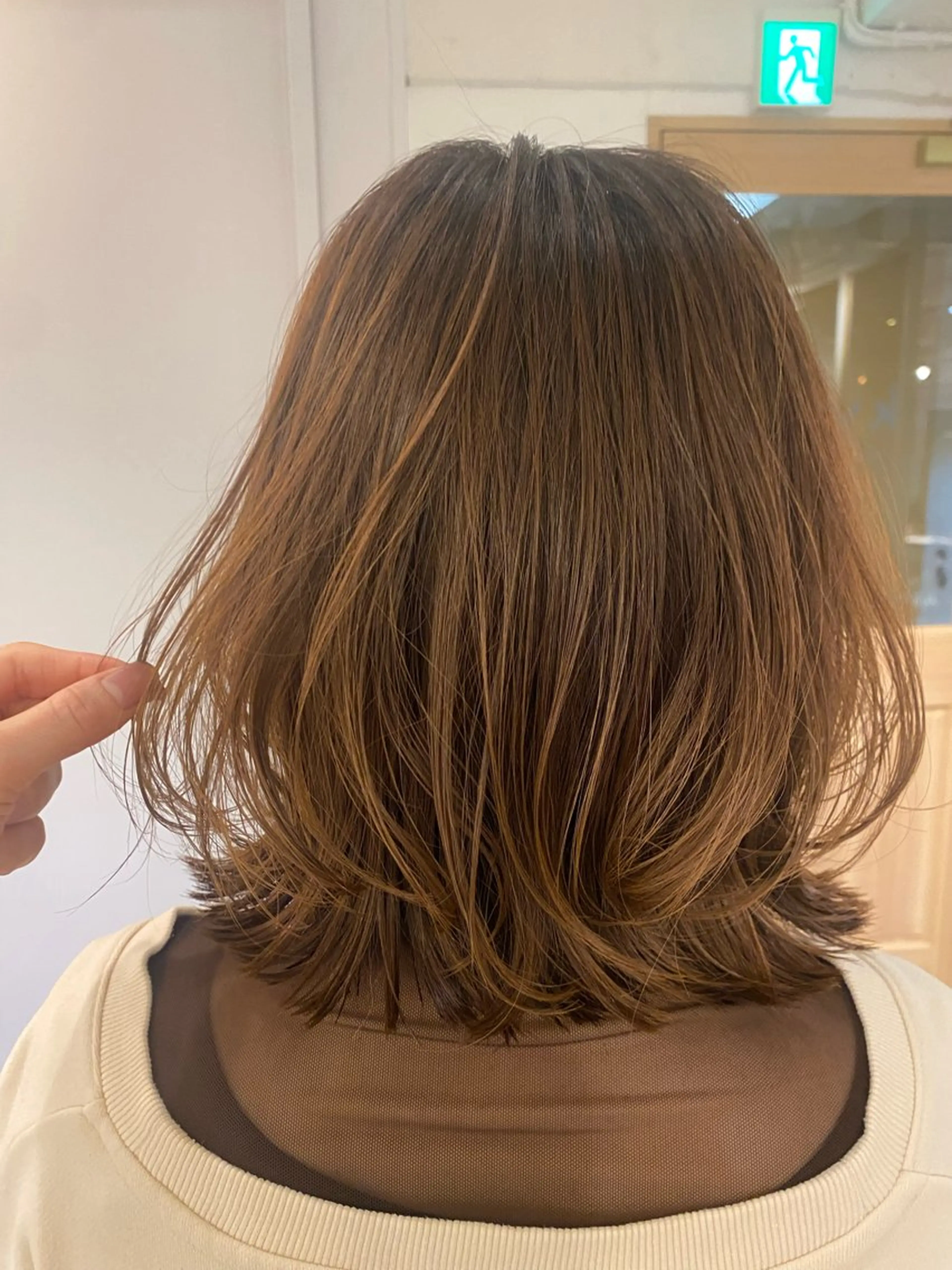 ミディアム カラー カラー/レイヤー /カット泉谷七登のヘアスタイル