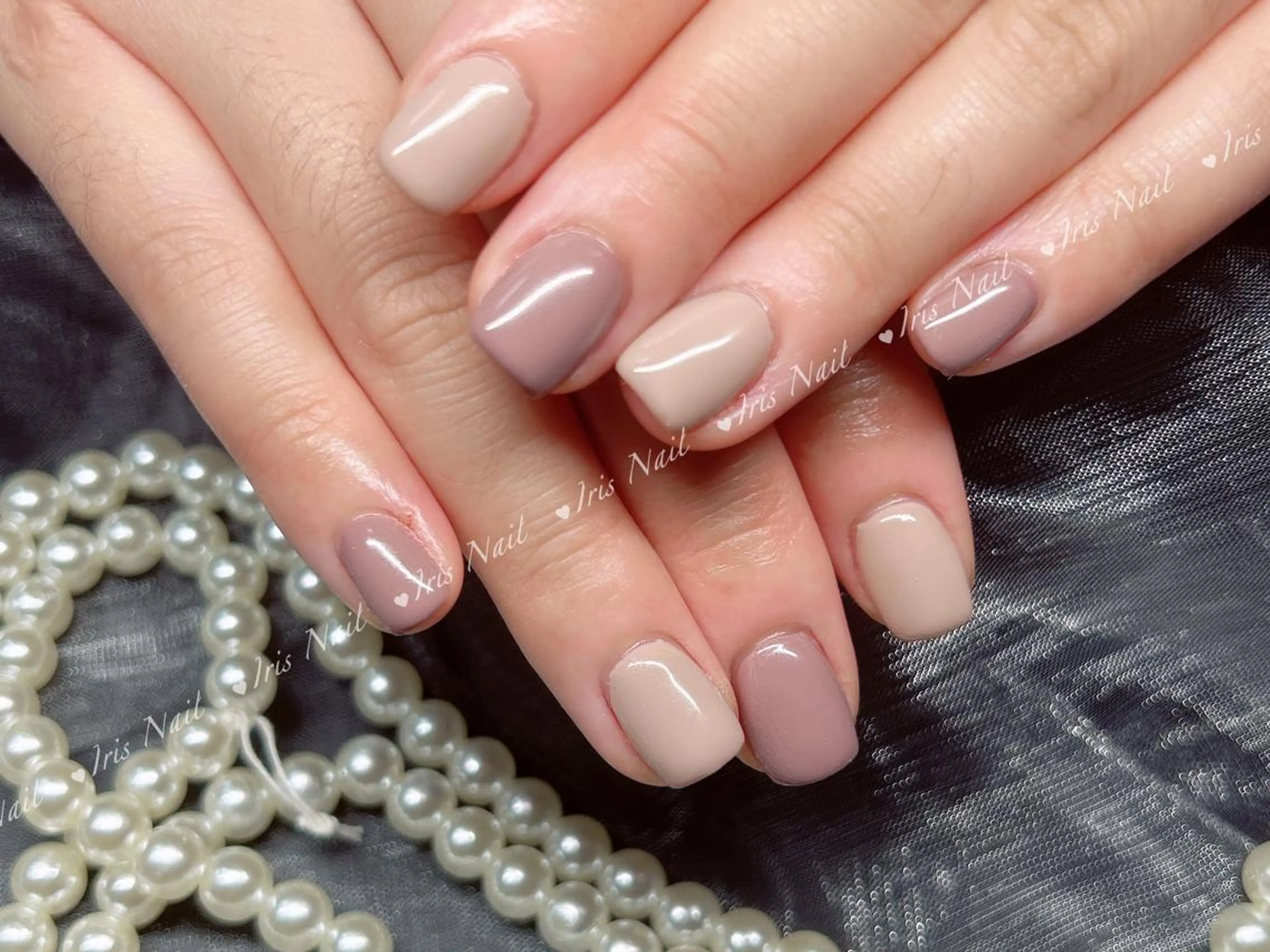 ネイル ワンカラーネイル シンプルネイル ハンドネイル ハンドケア 🍒IRIS Nail🌸のネイルデザイン