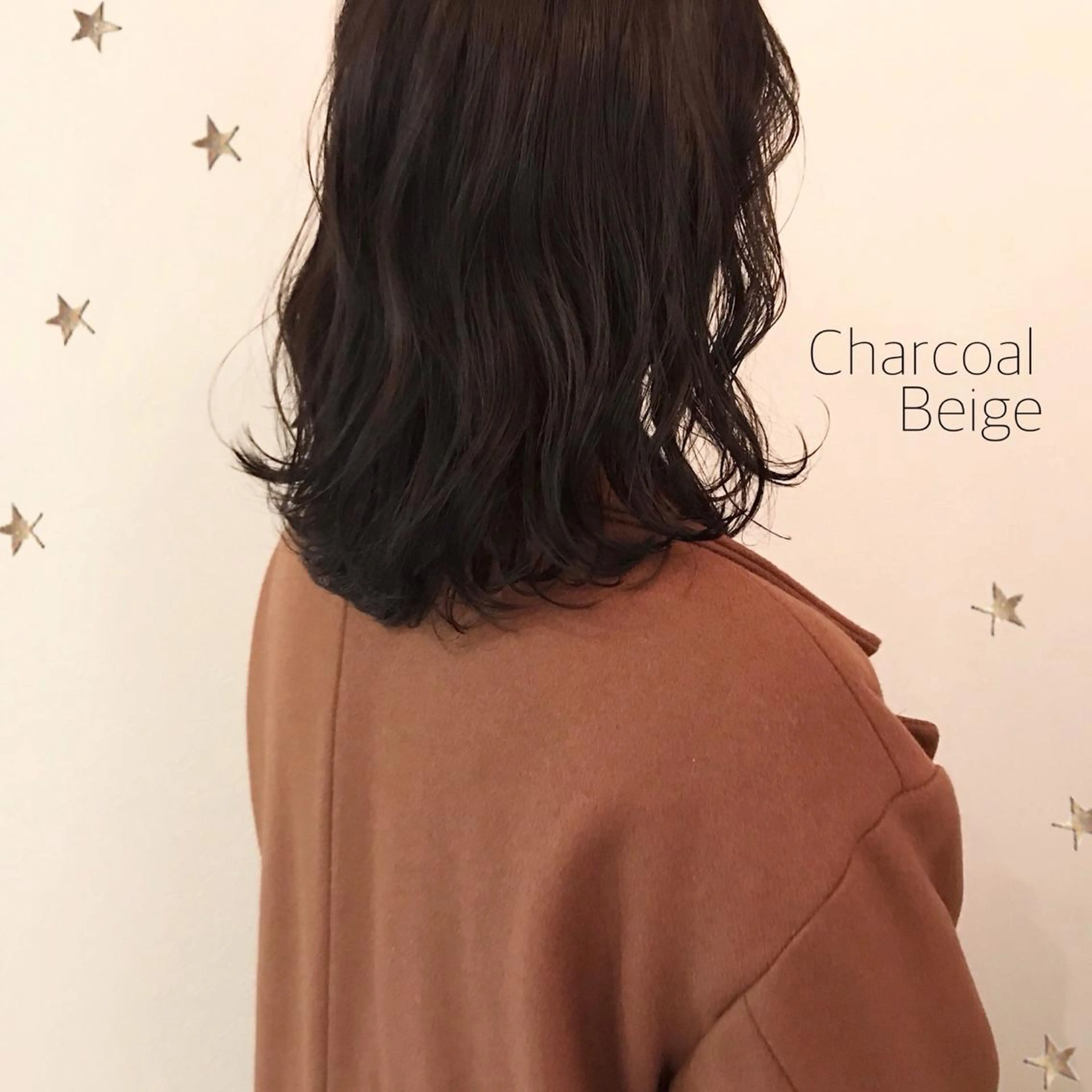 ミディアム カラー 市川 千夏のヘアスタイル