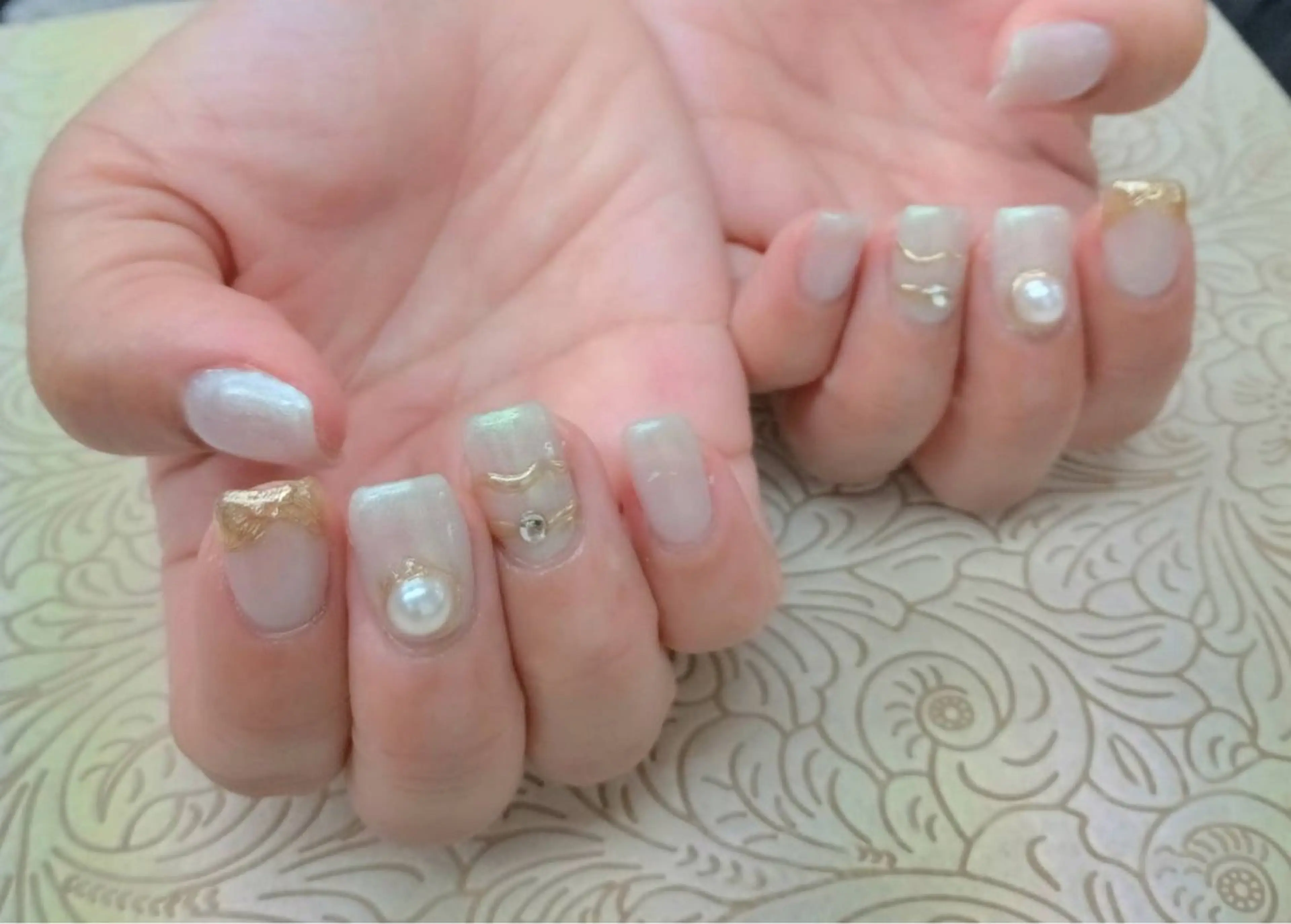 ネイル フラワーネイル precious nail room所属・precious nail roomのネイルデザイン