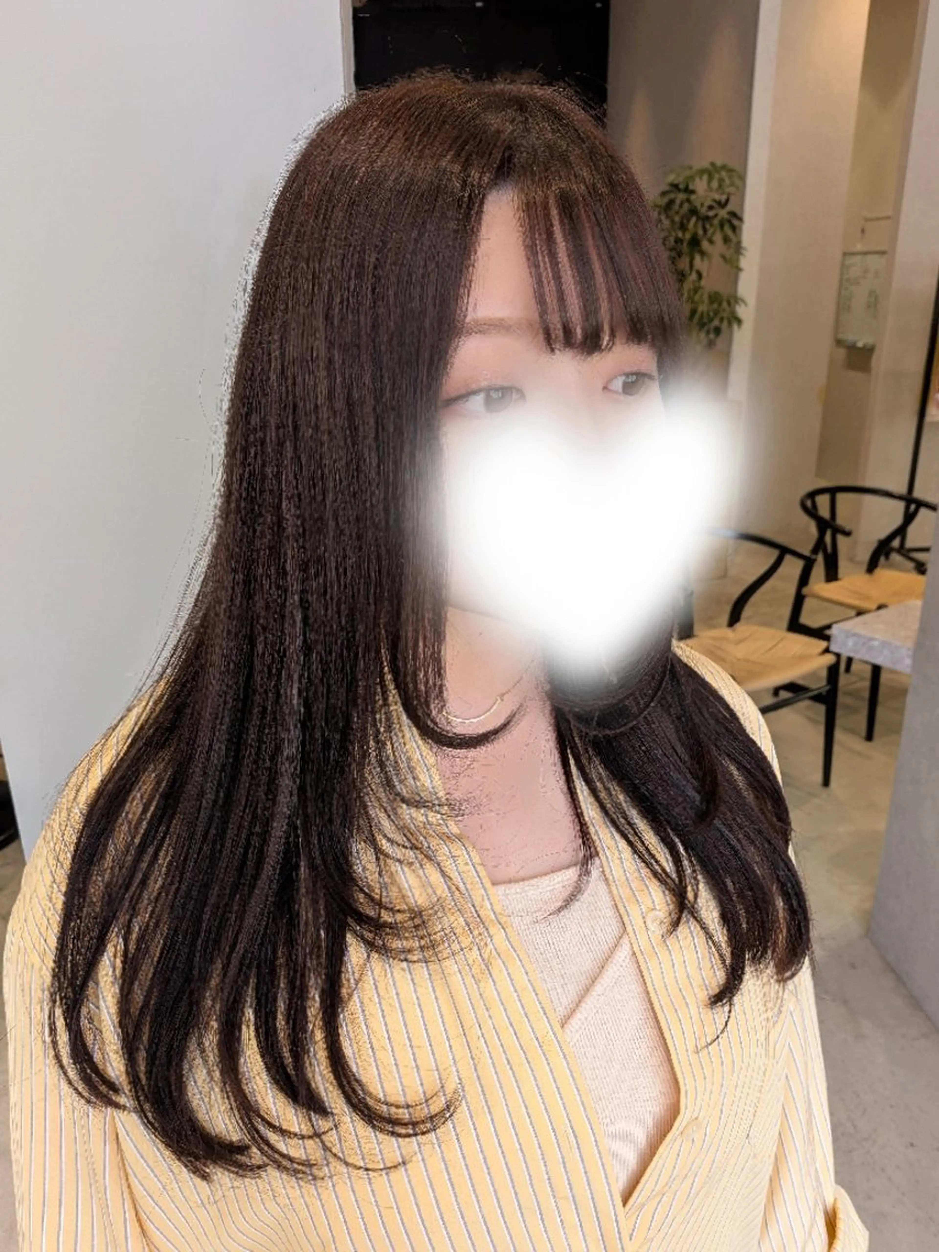 ロング カラー 古屋 美春のヘアスタイル