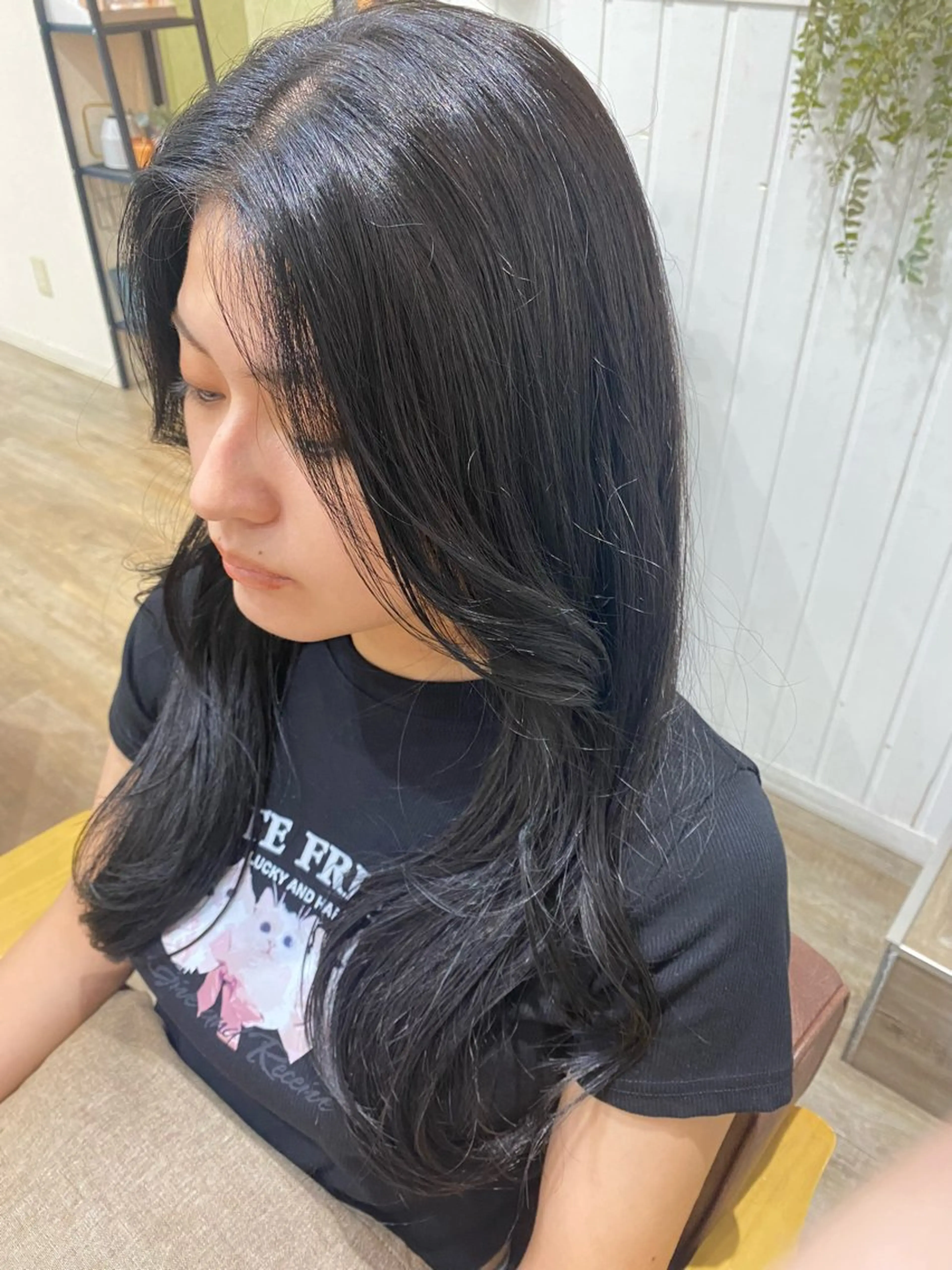 ロング カラー ブリーチ ブラウンカラー 透明感カラー ダブルカラー イルミナカラー N°+aero 😊れいか😊のヘアスタイル