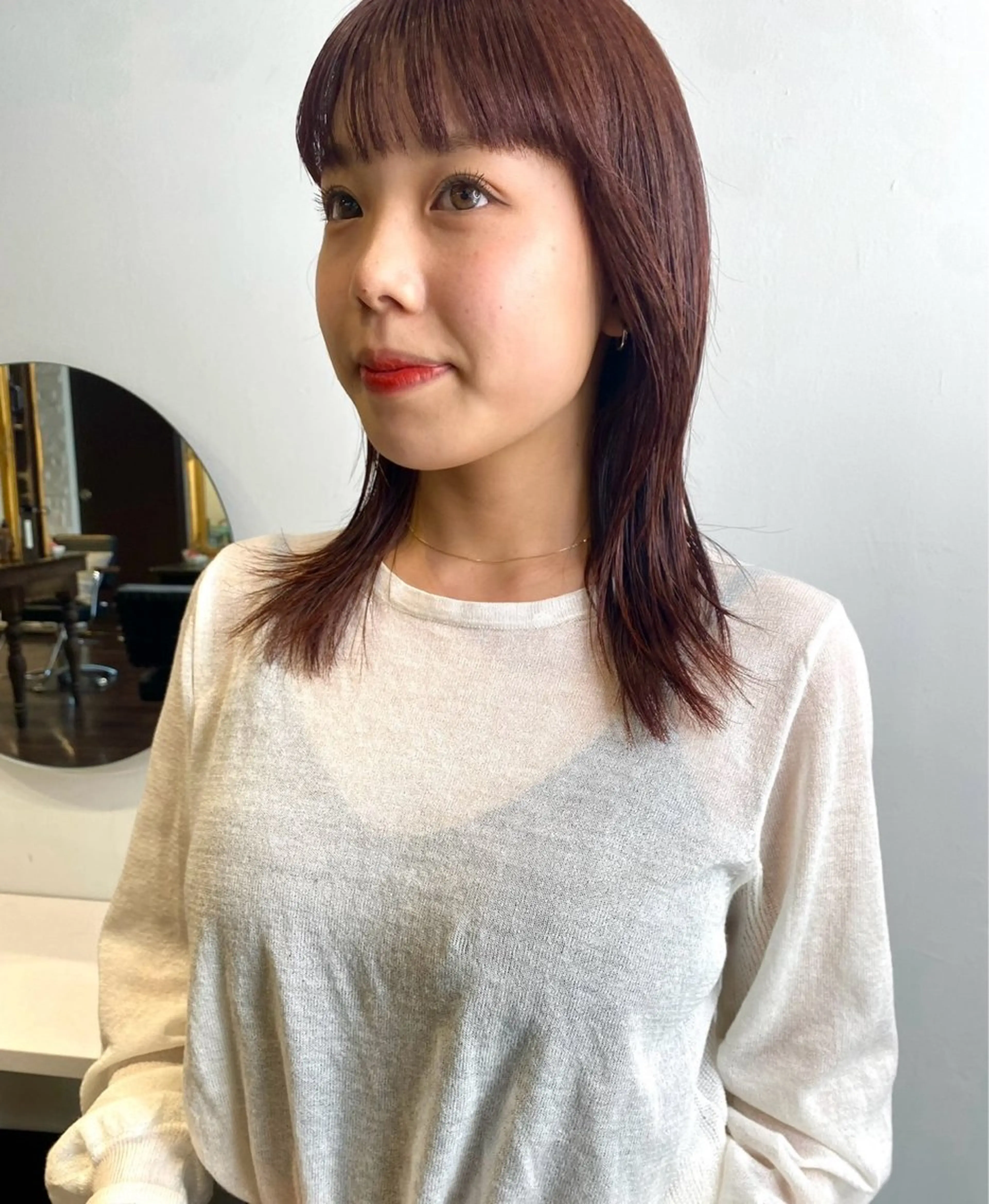 ミディアム カラー 透明感カラー/レイヤ ー🌙Honokaのヘアスタイル