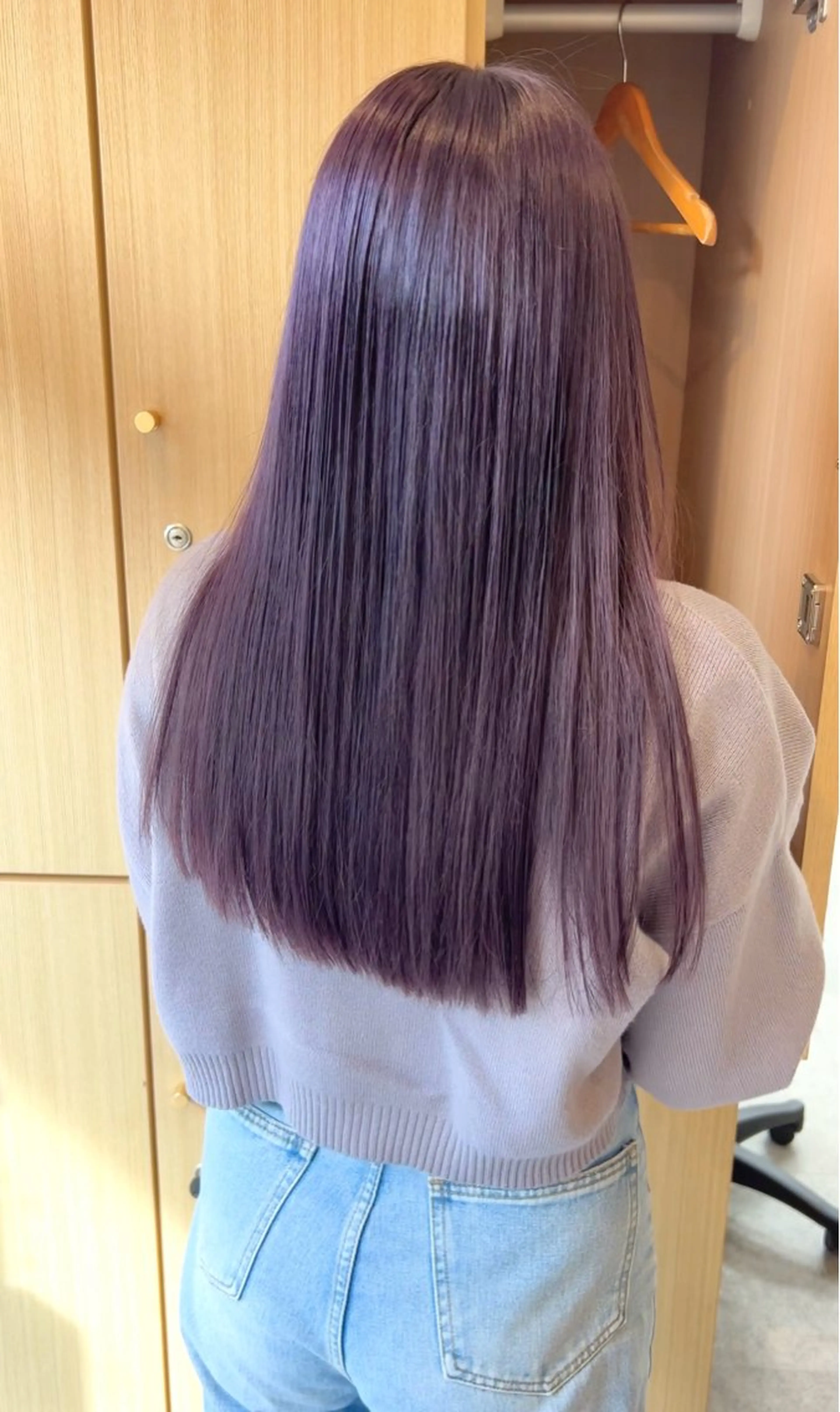 セミロング たかはし るなのヘアスタイル