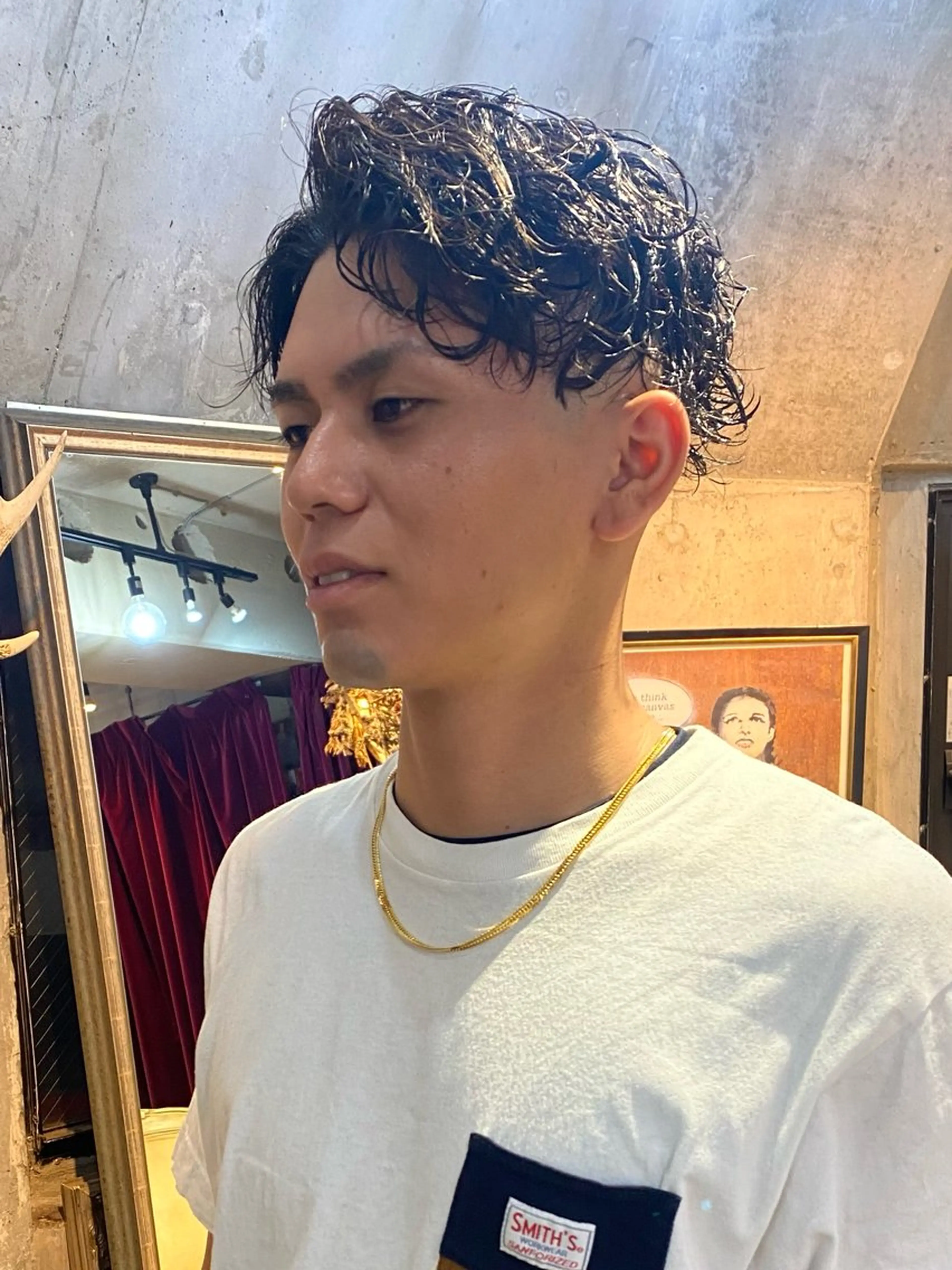 ショート パーマ スパイラルパーマ カット KAWAHARA YUKIのヘアスタイル
