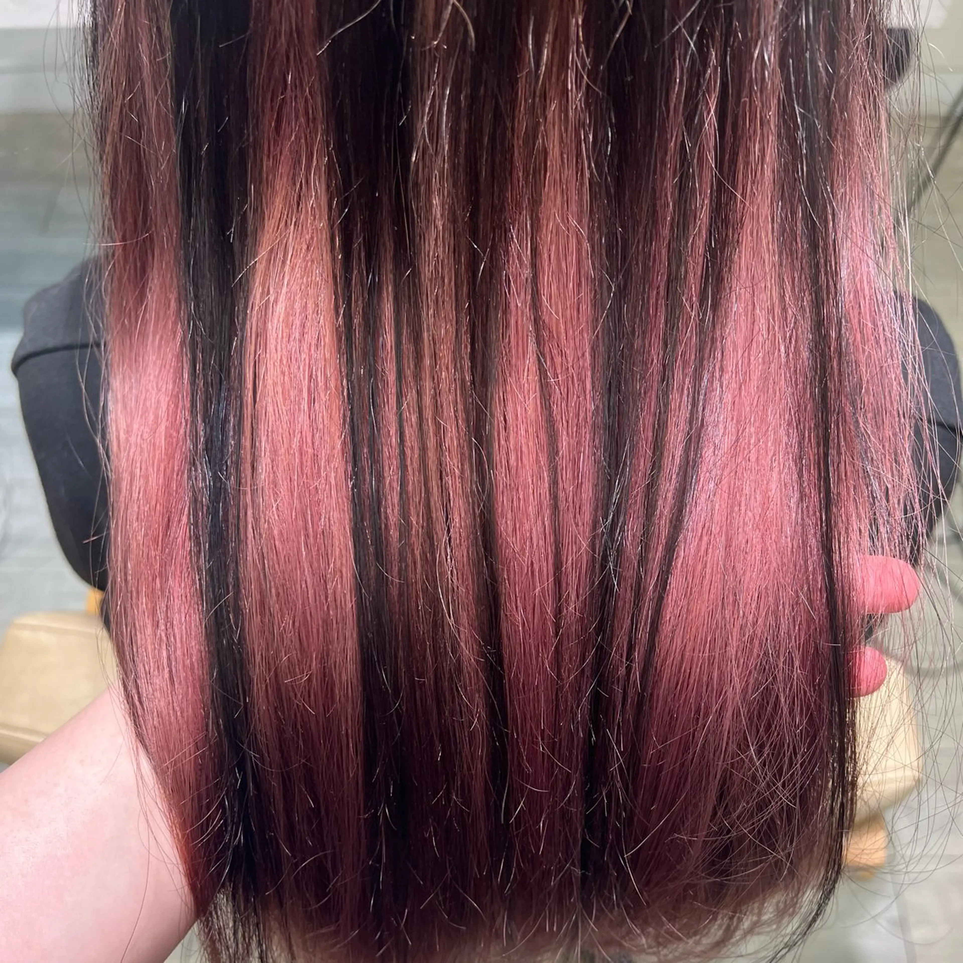 ロング ヘアカラー MIKU ショートモデル募集のヘアスタイル