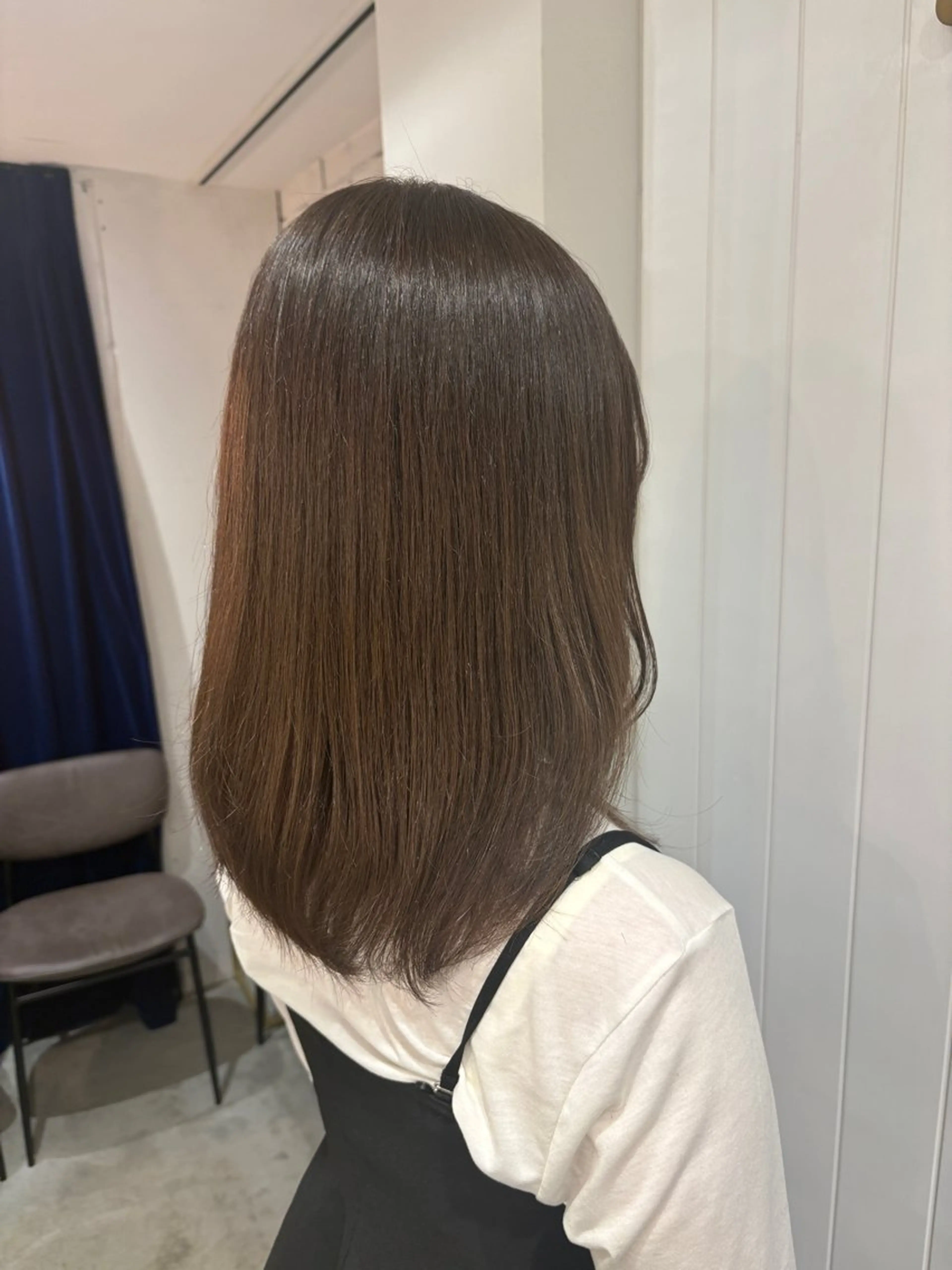 ミディアム り おのヘアスタイル