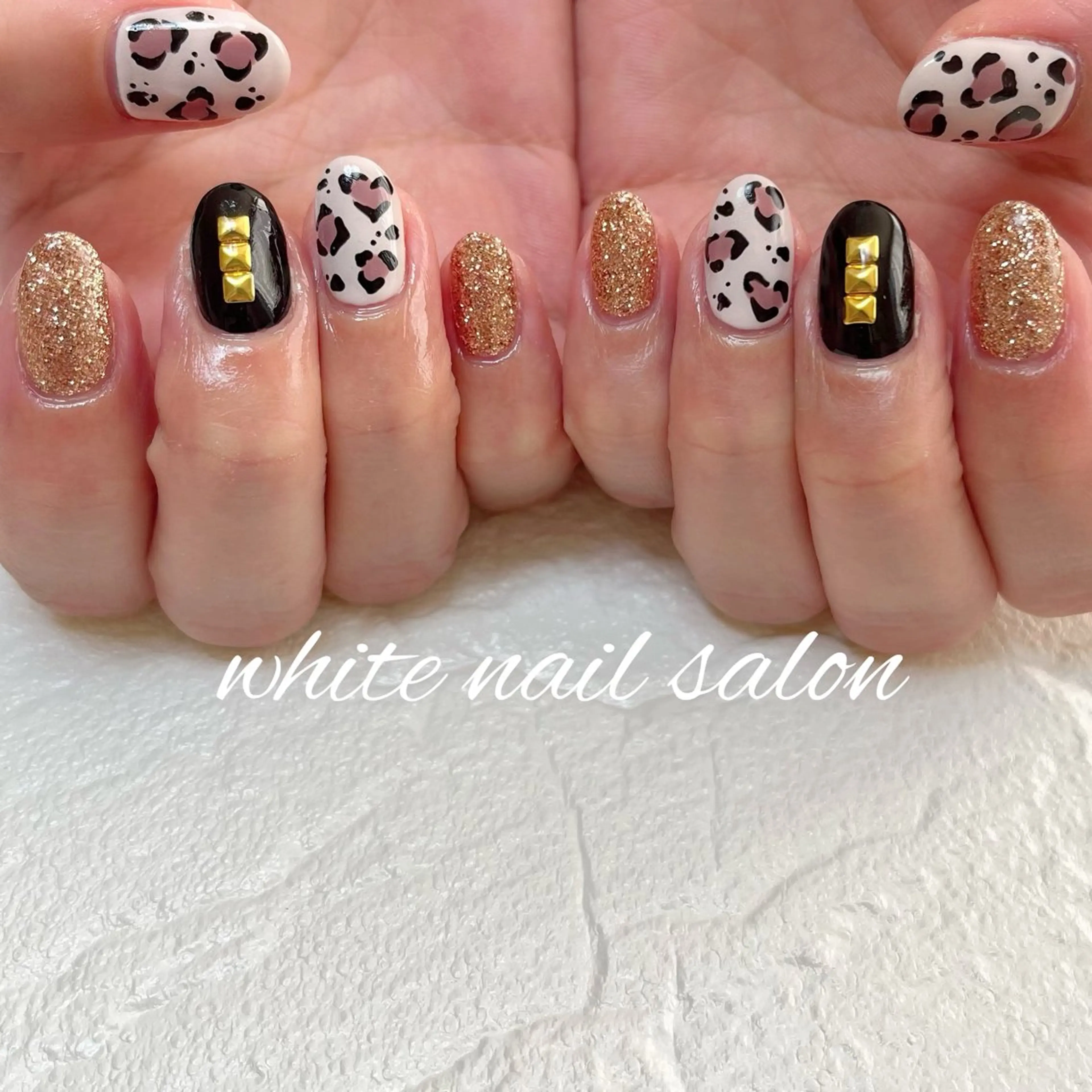 ネイル ラメ(グリッター) ハンドネイル white nail salonのネイルデザイン