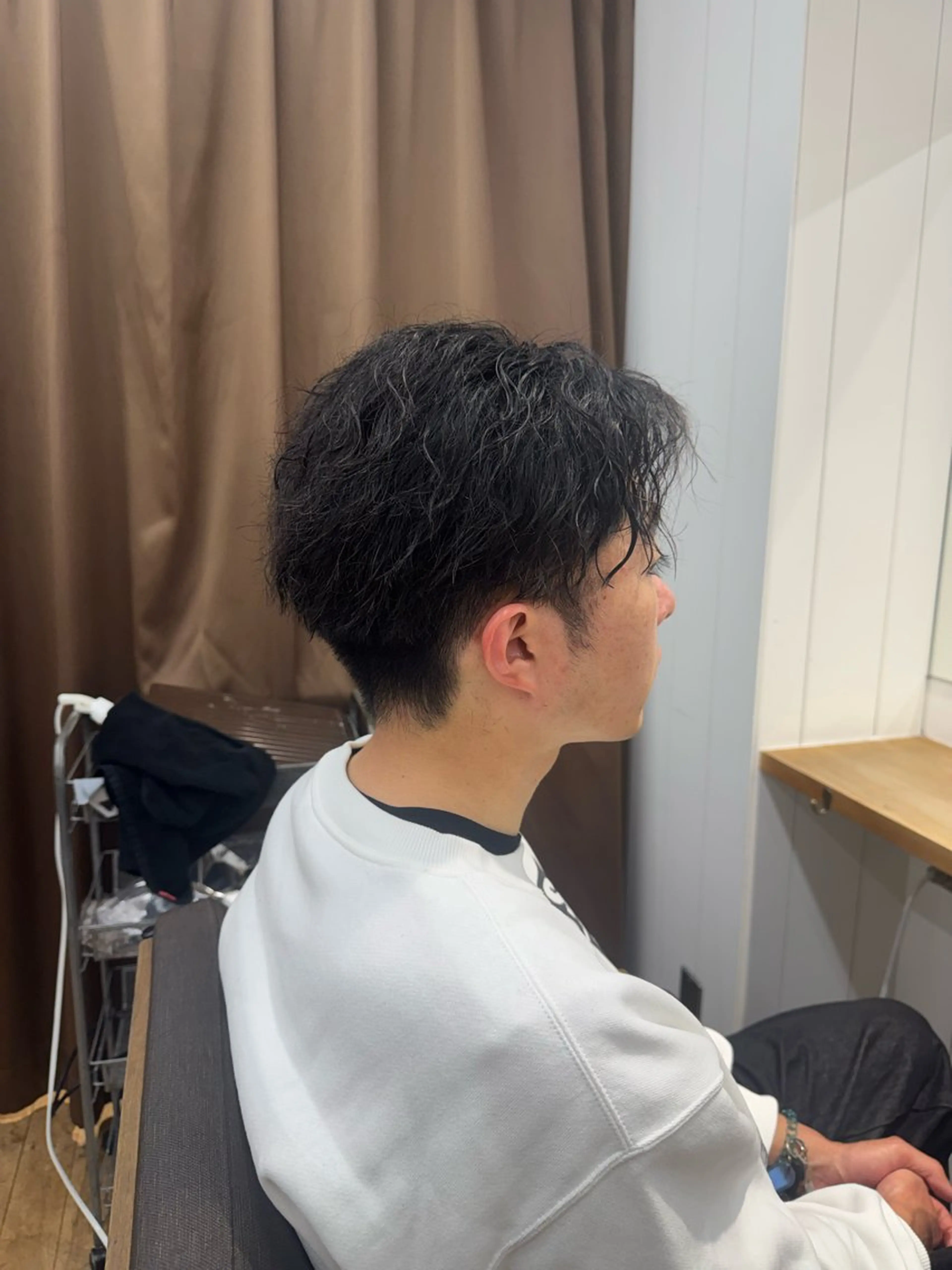メンズ メンズパーマ ナカバチ ユイ🌼 Rizm greenのヘアスタイル