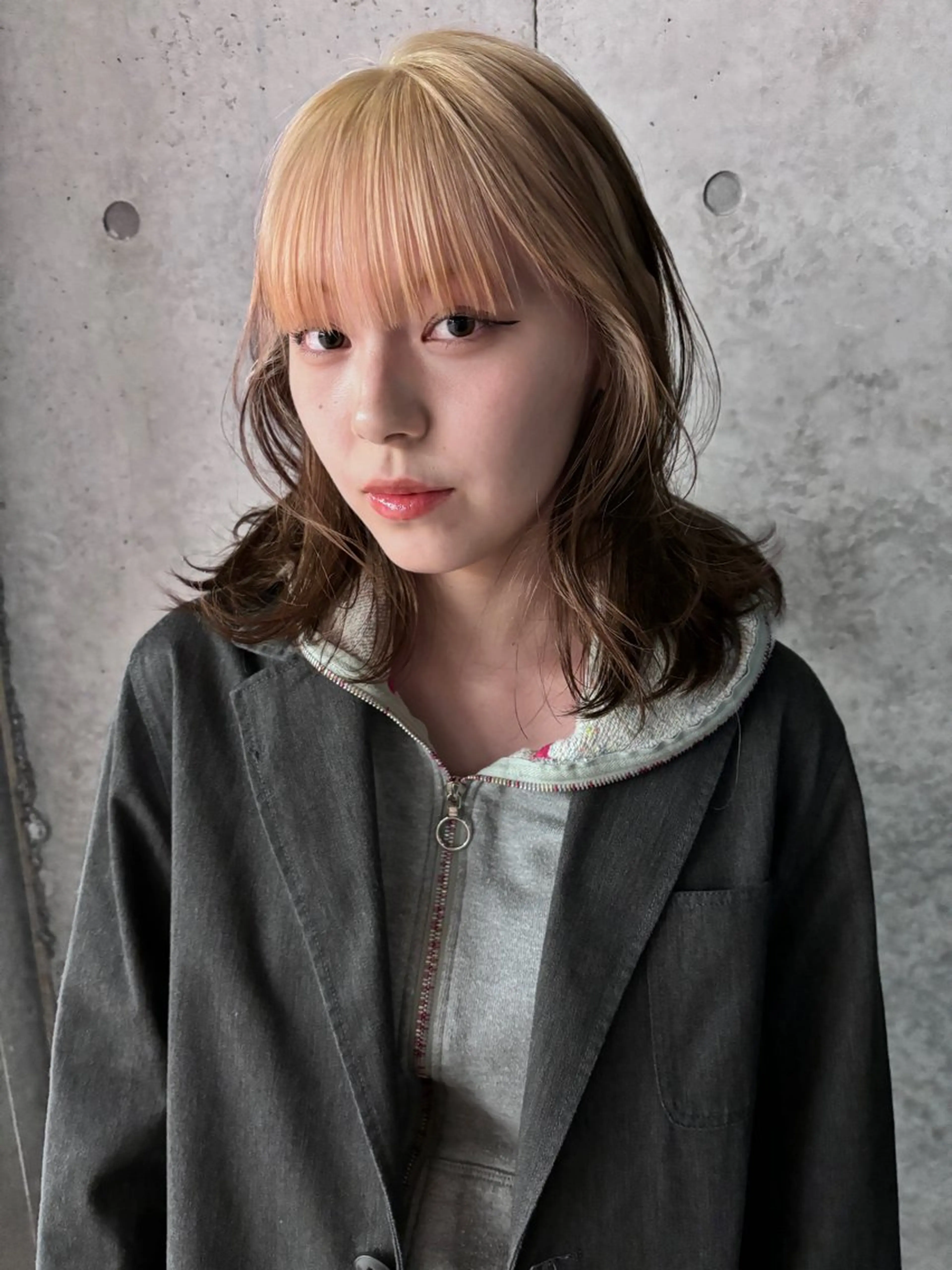 セミロング カラー カット ヘアカラー トリートメント yuuna/ ハッシュカット🎀のヘアスタイル